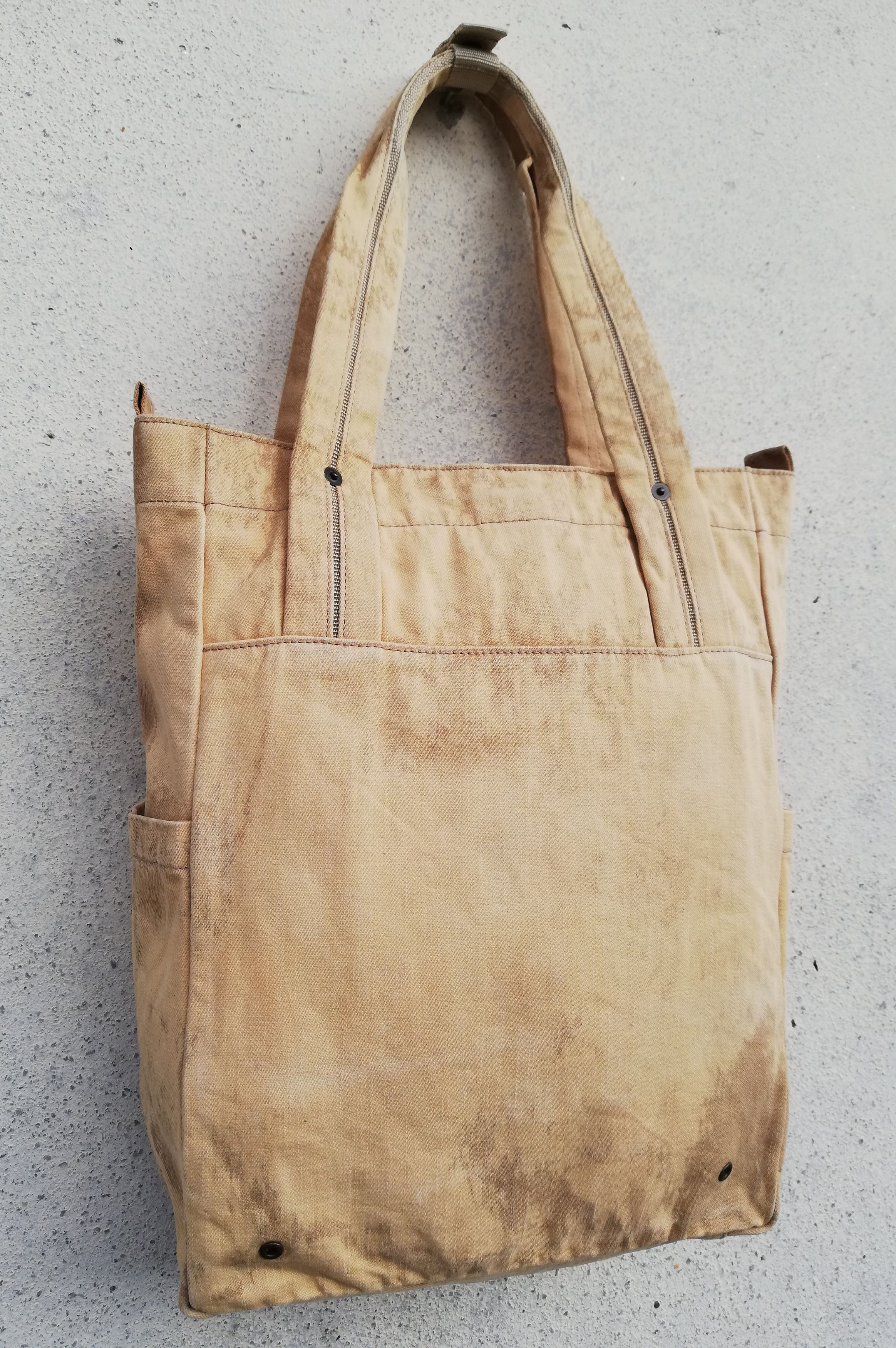 Yohji Yamamoto 🔥Y'saccs By Yohji Yamamoto Custom AcidWash Tote Bag Cotton Size ONE SIZE - 9 Thumbnail
