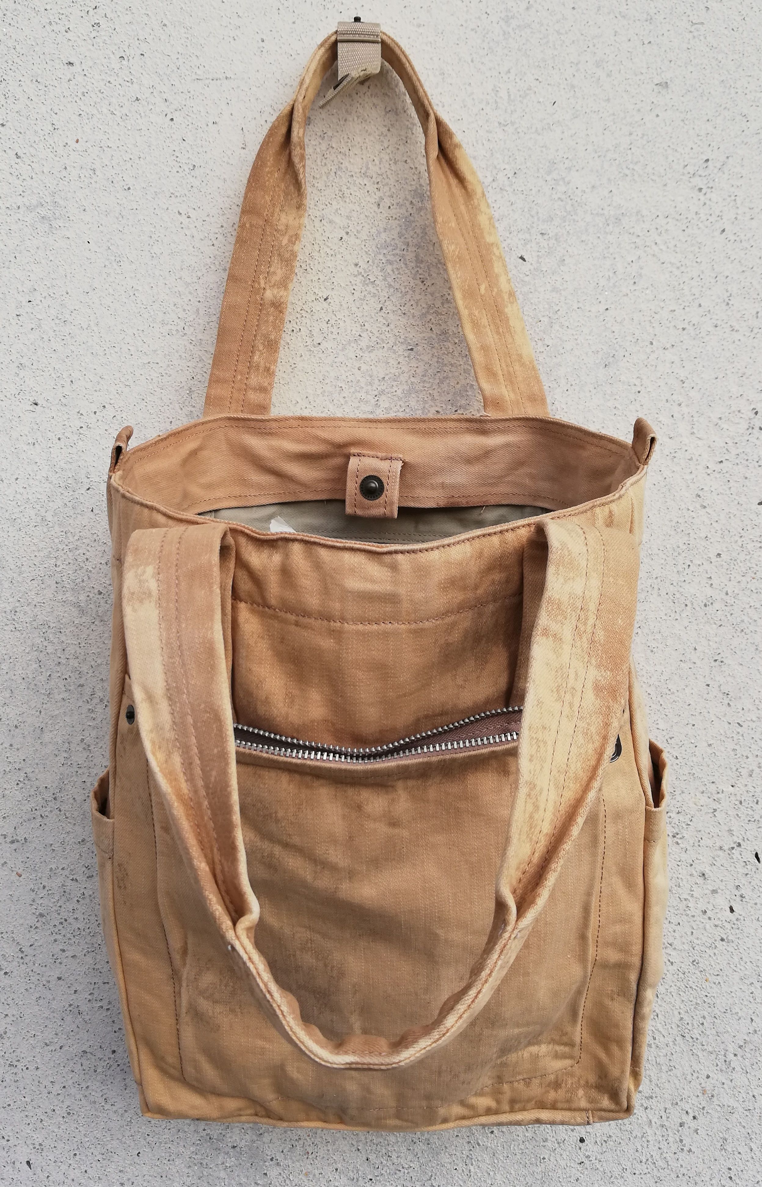 Yohji Yamamoto 🔥Y'saccs By Yohji Yamamoto Custom AcidWash Tote Bag Cotton Size ONE SIZE - 7 Thumbnail