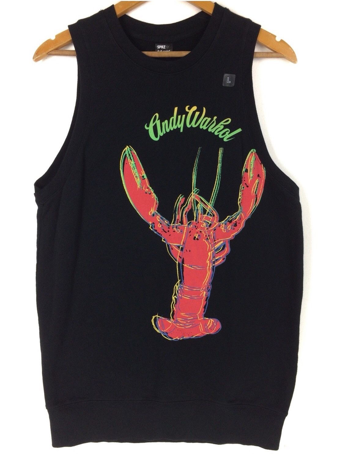Andy Warhol × Japanese Brand × Uniqlo Andy Warhol Big Crab Sleeveless Shirt Size US L / EU 52-54 / 3 - 2 Thumbnail