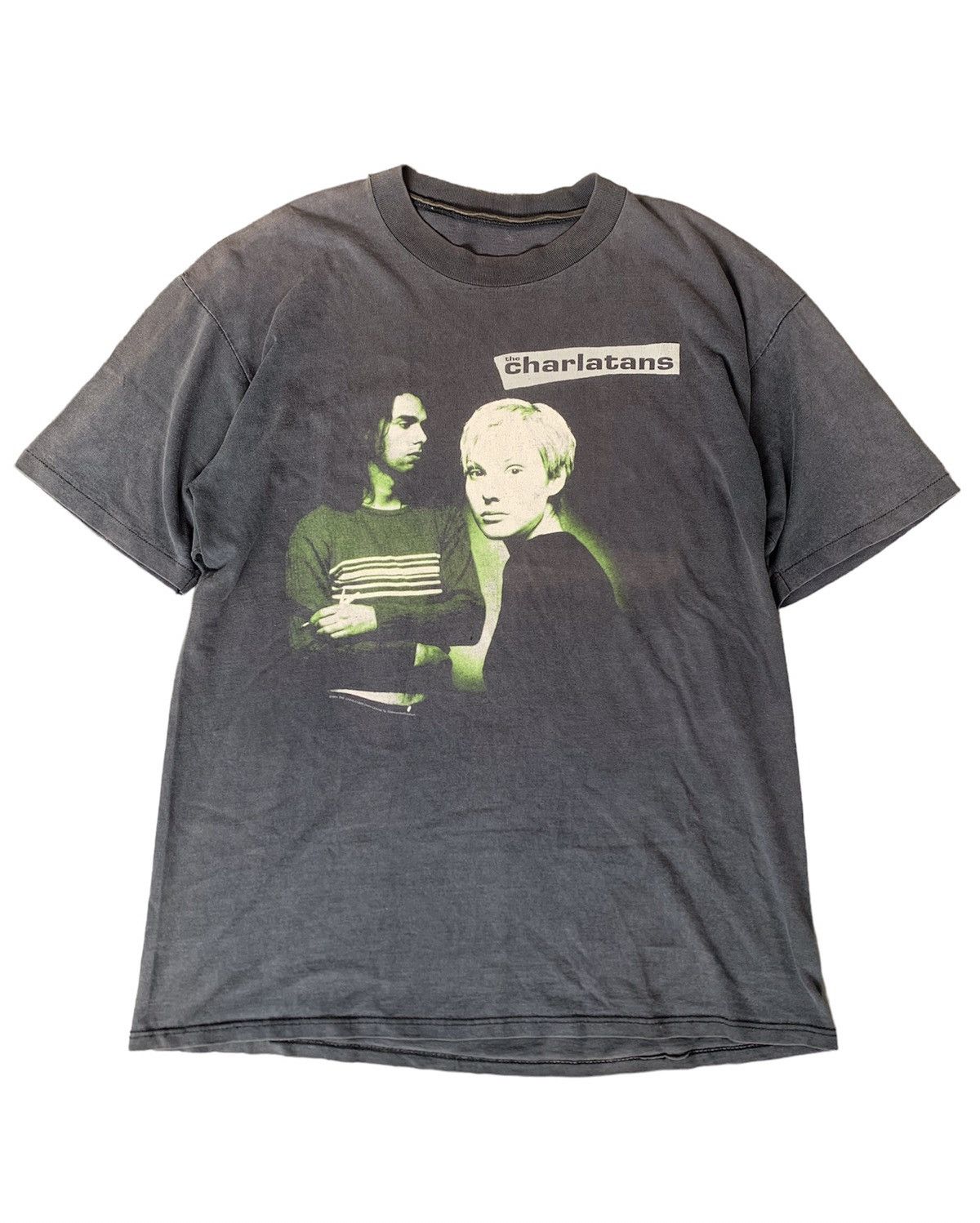 Pre-owned Band Tees X Grail Vintage Og The Charlatans Up To Our Hips 90's Promo Shirt