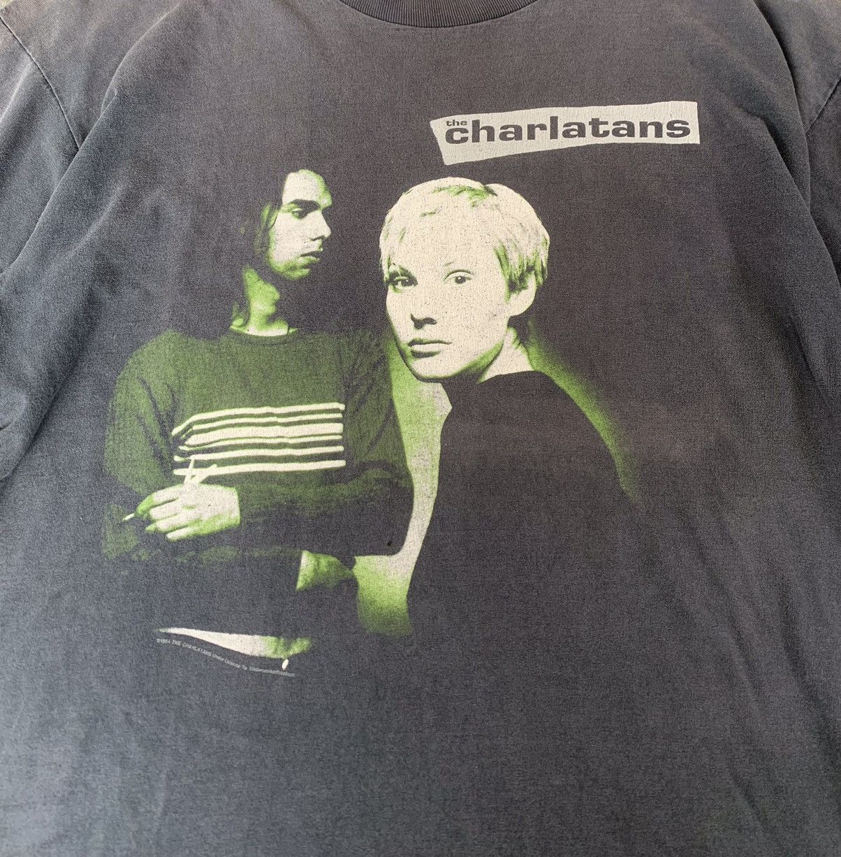 Band Tees Vintage OG The Charlatans Up To Our Hips 90s Promo Shirt Size US XL / EU 56 / 4 - 3 Thumbnail