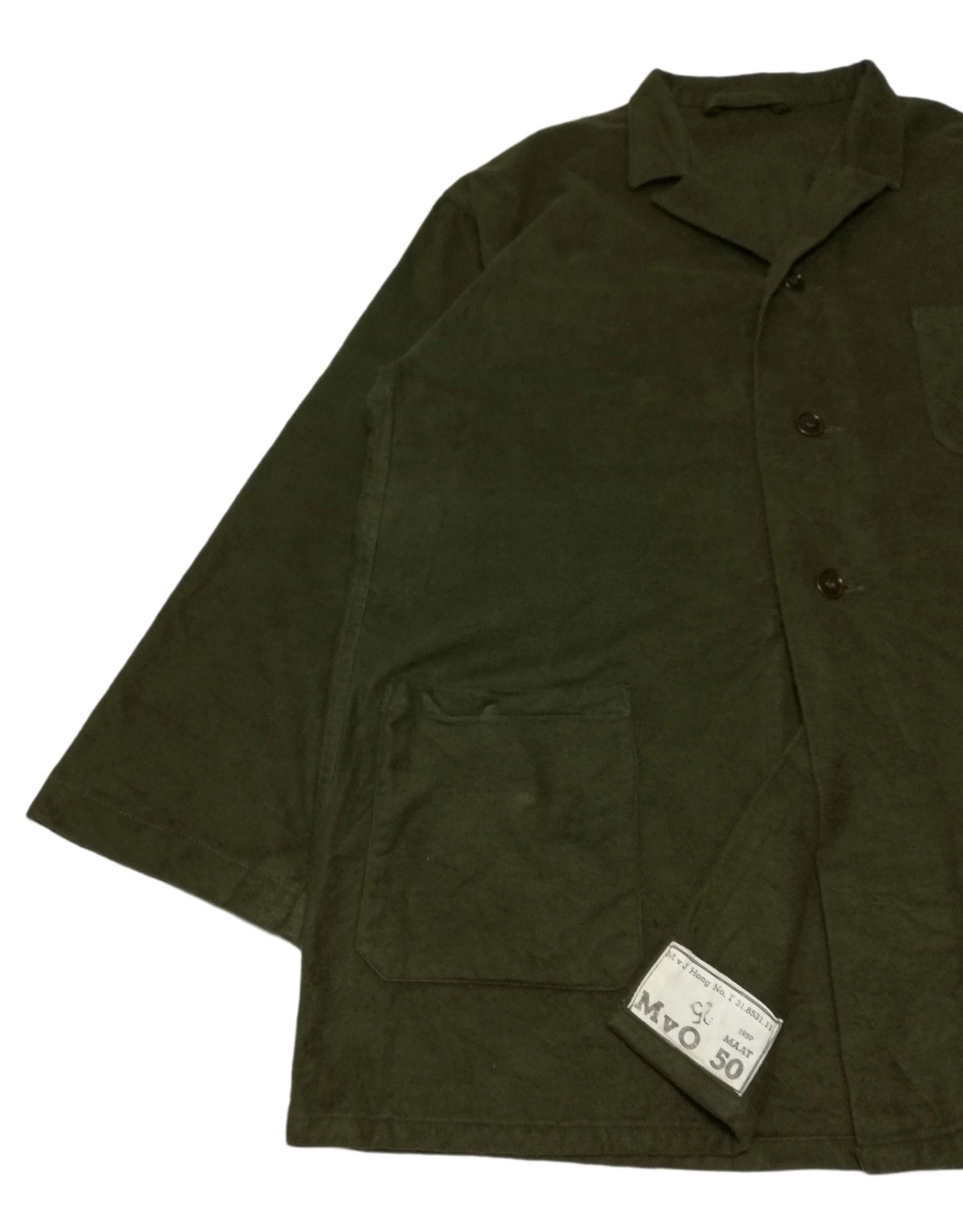 Other 🔥Vintage 50's Army Russia Wool Shirt Button Up Long Sleeve Size US M / EU 48-50 / 2 - 3 Thumbnail