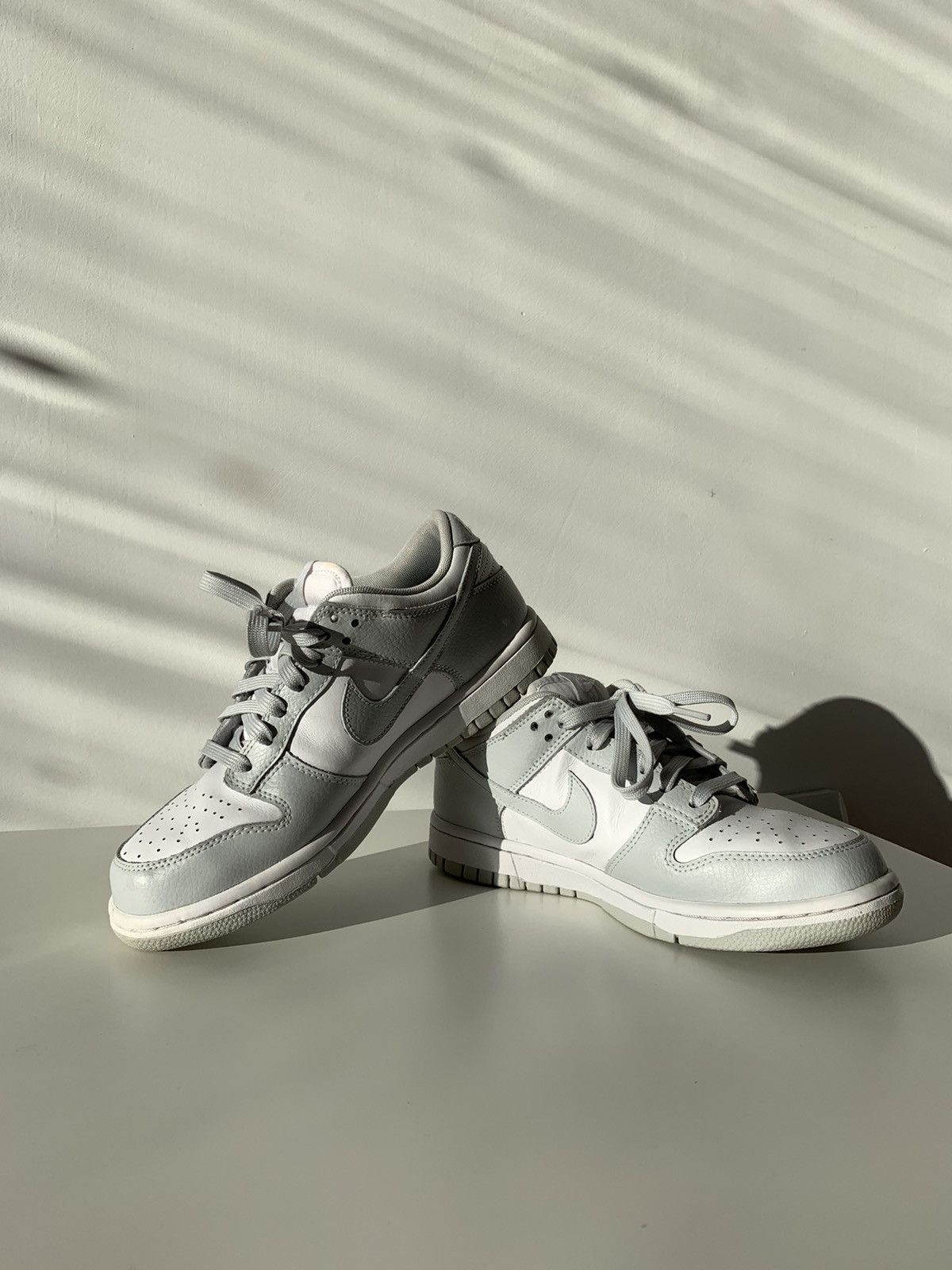 Nike 2016 Nike Dunk Low Pure Platinum / Wolf Grey Zen Grey White Size US 6.5 / IT 36.5 - 8 Thumbnail