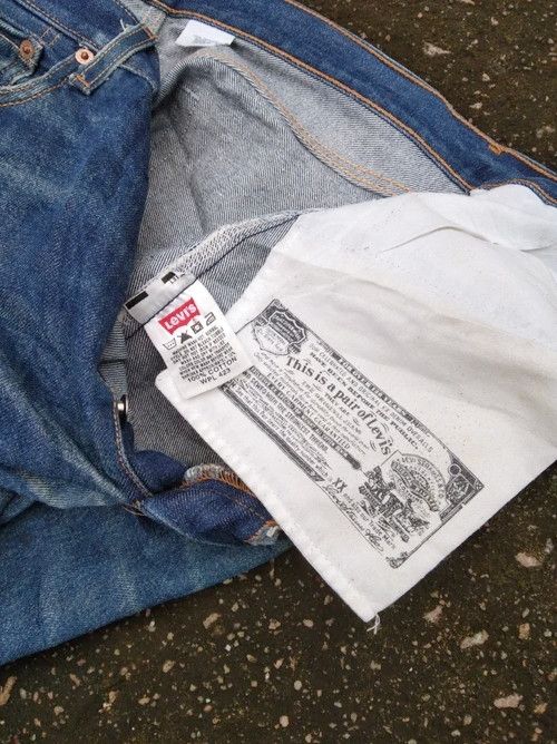 Levi's × Vintage Vintage Levis 501 xx Released Hem Distressed Jeans 36x30 Size US 36 / EU 52 - 7 Thumbnail