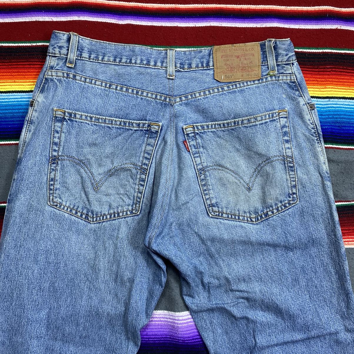 Levi's Vintage Levi’s 569 Light Wash Blue Denim Size US 34 / EU 50 - 9 Thumbnail