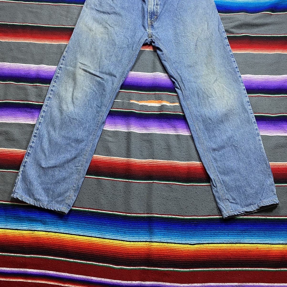 Levi's Vintage Levi’s 569 Light Wash Blue Denim Size US 34 / EU 50 - 3 Thumbnail