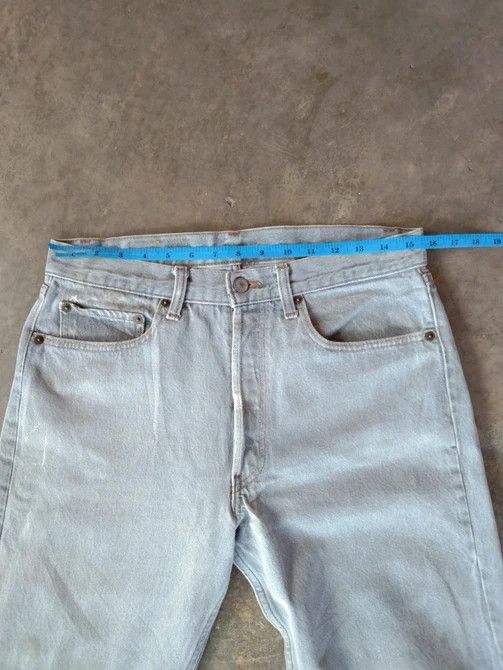 Levi's × Vintage 80s Vintage Levis 501 Jeans Made In USA 31x27 Size US 31 - 8 Thumbnail