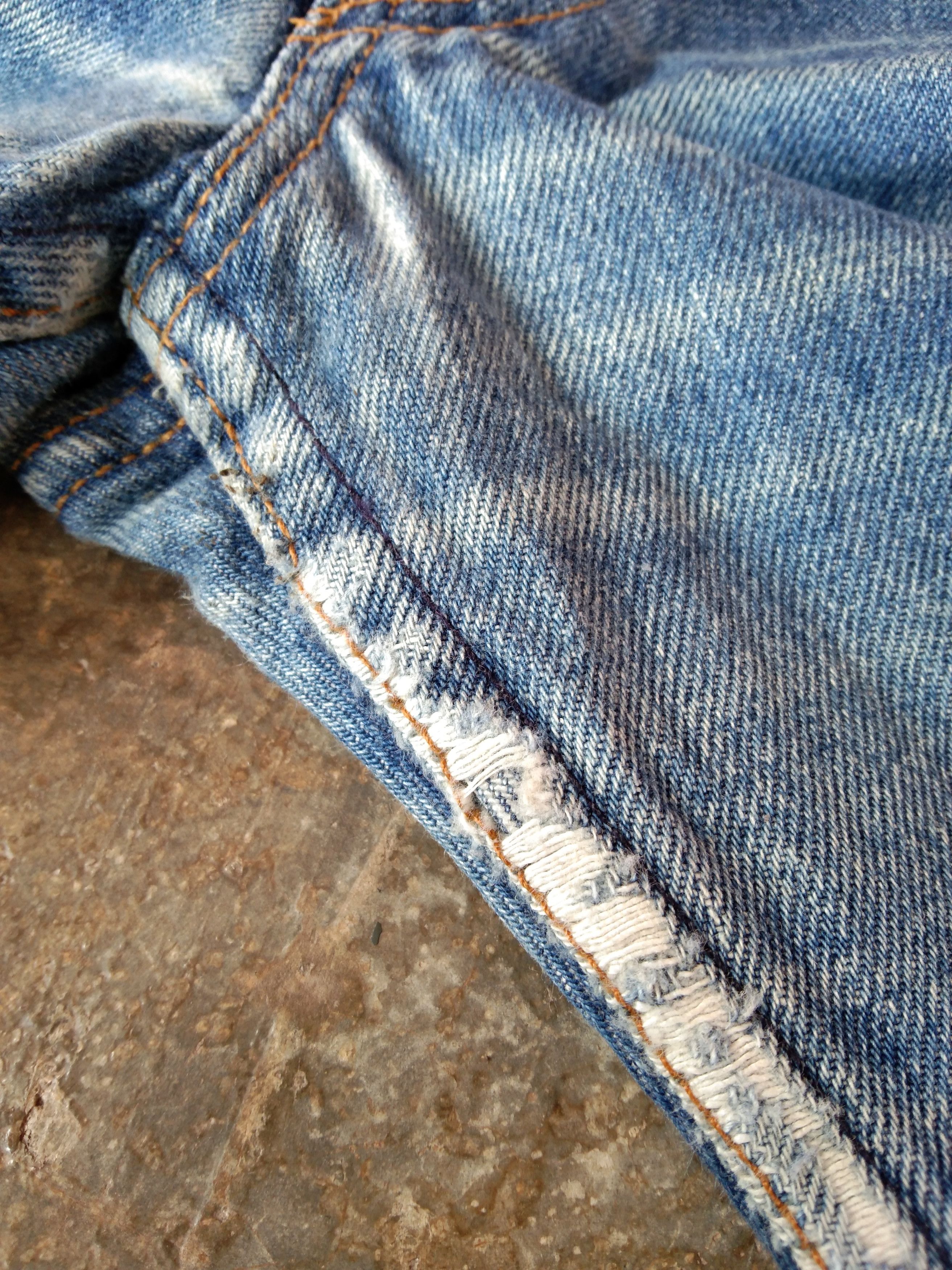 Levi's × Vintage 90s Vintage Levis 501 Made In USA Distressed Jeans 32x30 Size US 32 / EU 48 - 5 Thumbnail