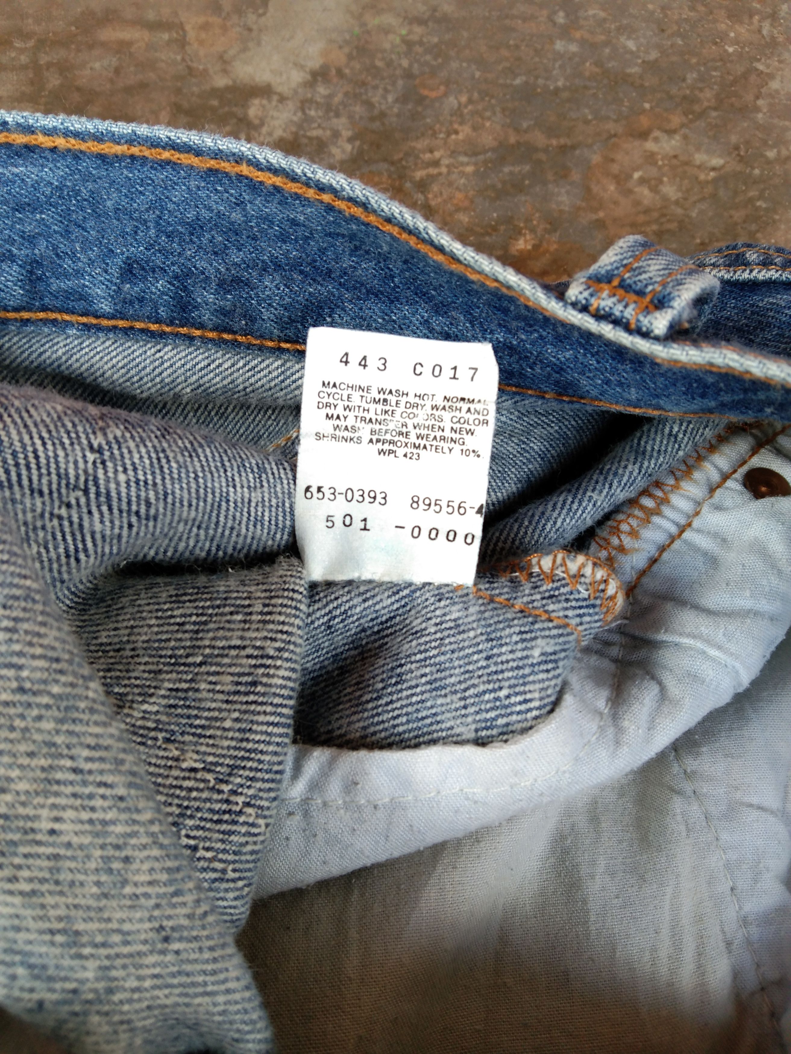 Levi's × Vintage 90s Vintage Levis 501 Made In USA Distressed Jeans 32x30 Size US 32 / EU 48 - 10 Thumbnail