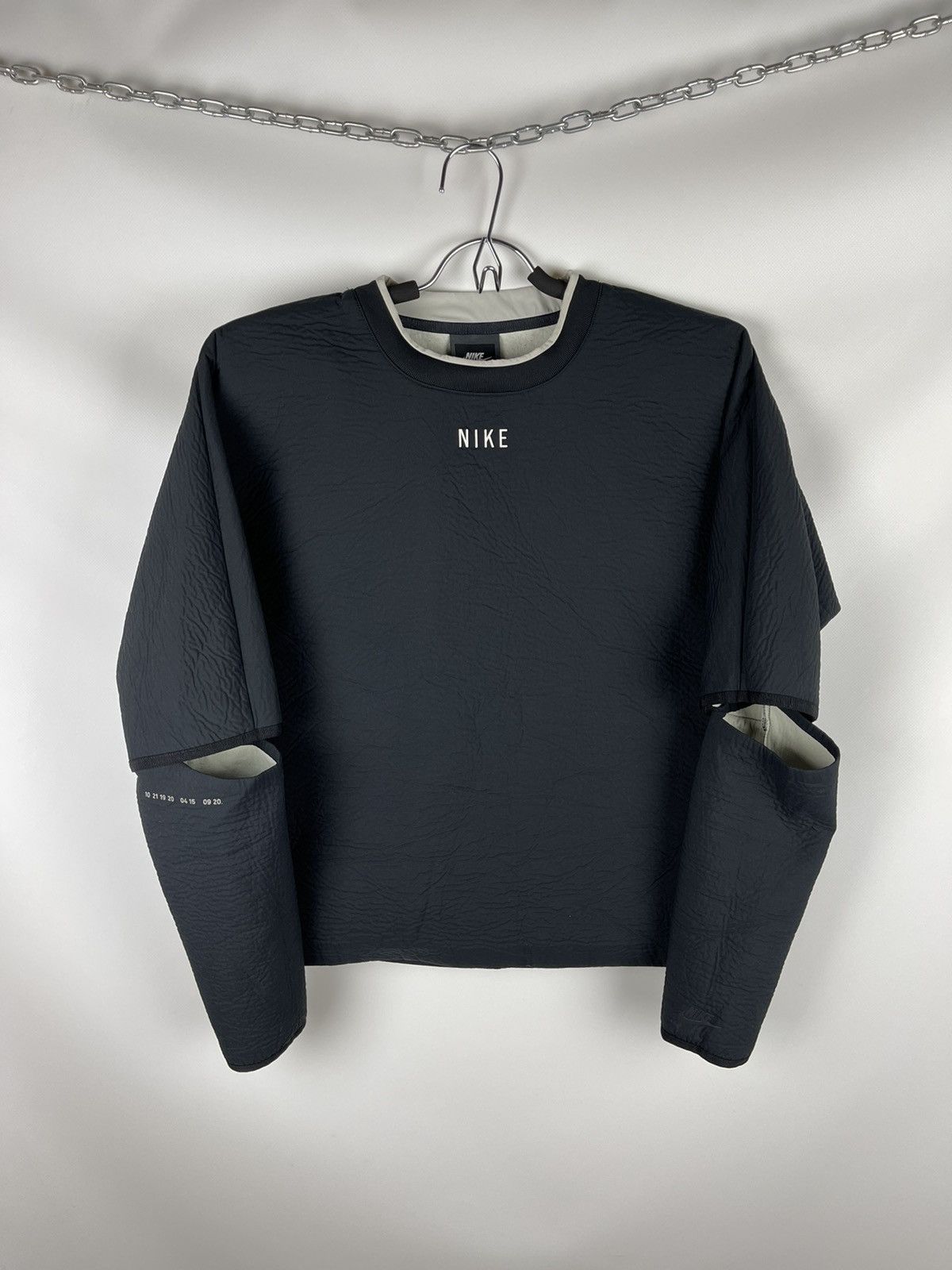 Nike Nike NSW Tech Pack Womens Crew Pullover Top Black sportswear Size S / US 4 / IT 40 - 1 Thumbnail