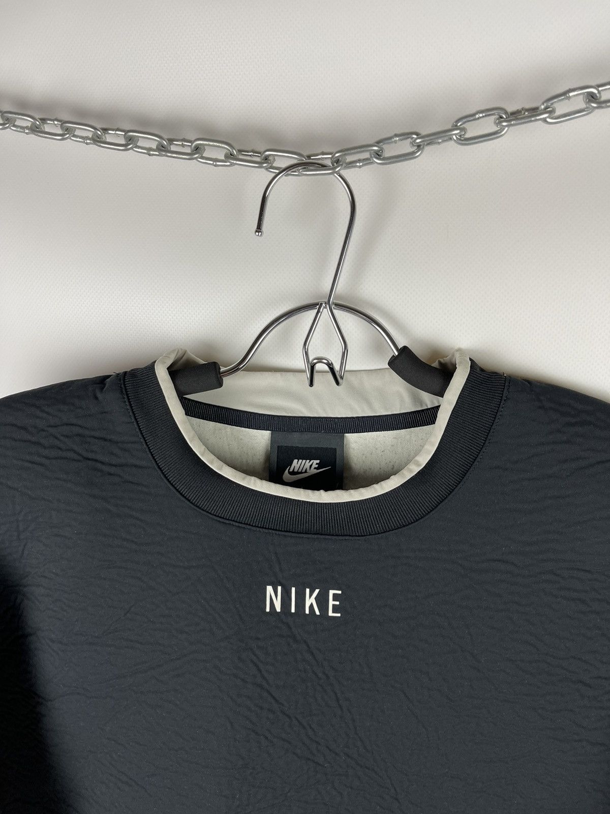 Nike Nike NSW Tech Pack Womens Crew Pullover Top Black sportswear Size S / US 4 / IT 40 - 3 Thumbnail