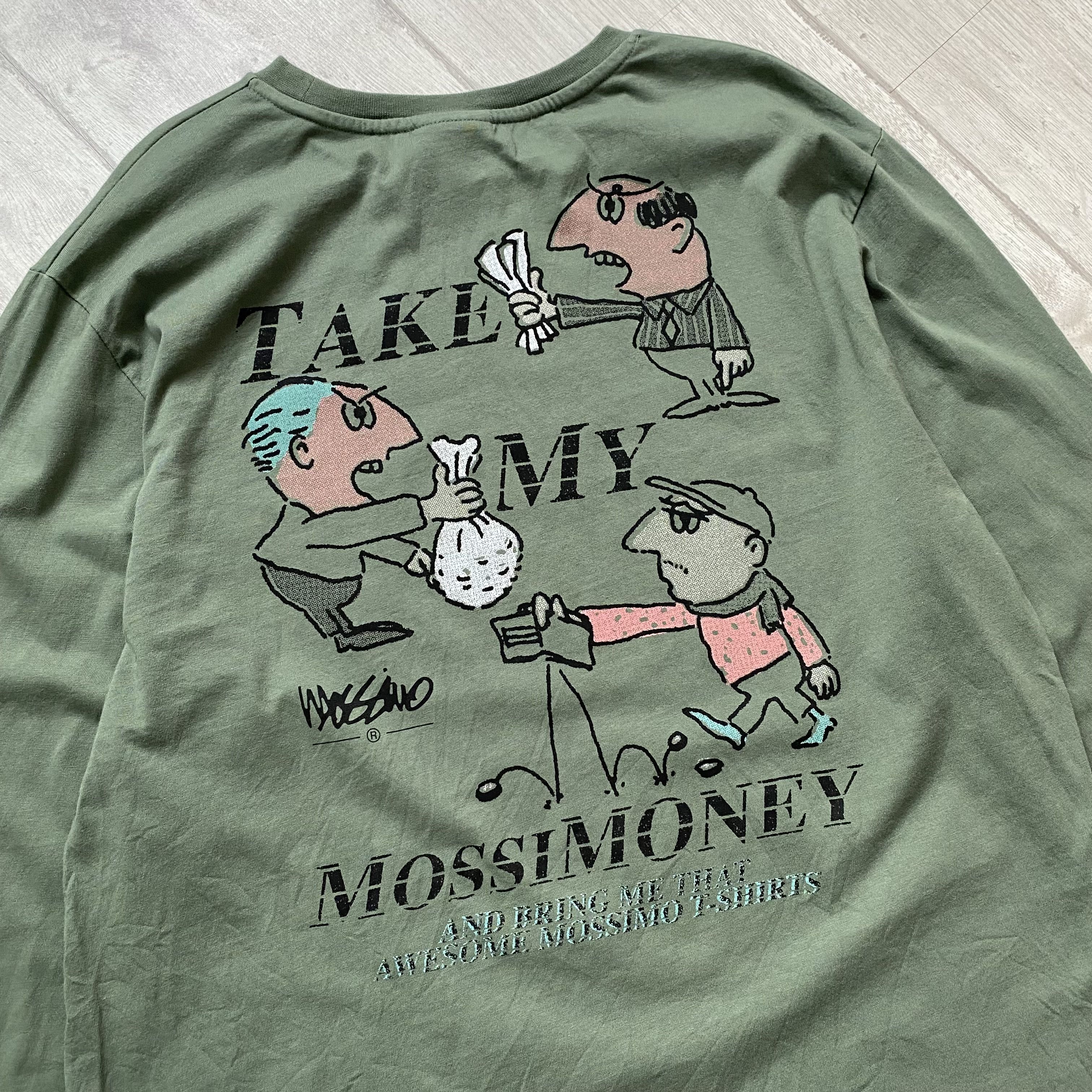 Mossimo Mossimo Boxy Longsleeve big print Tee Skater Surf Style Size US L / EU 52-54 / 3 - 9 Thumbnail