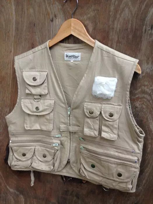 Japanese Brand Multi Pocket Tactical Military Fishing Vest Size US M / EU 48-50 / 2 - 2 Thumbnail