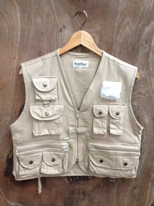 Japanese Brand Multi Pocket Tactical Military Fishing Vest Size US M / EU 48-50 / 2 - 1 Thumbnail