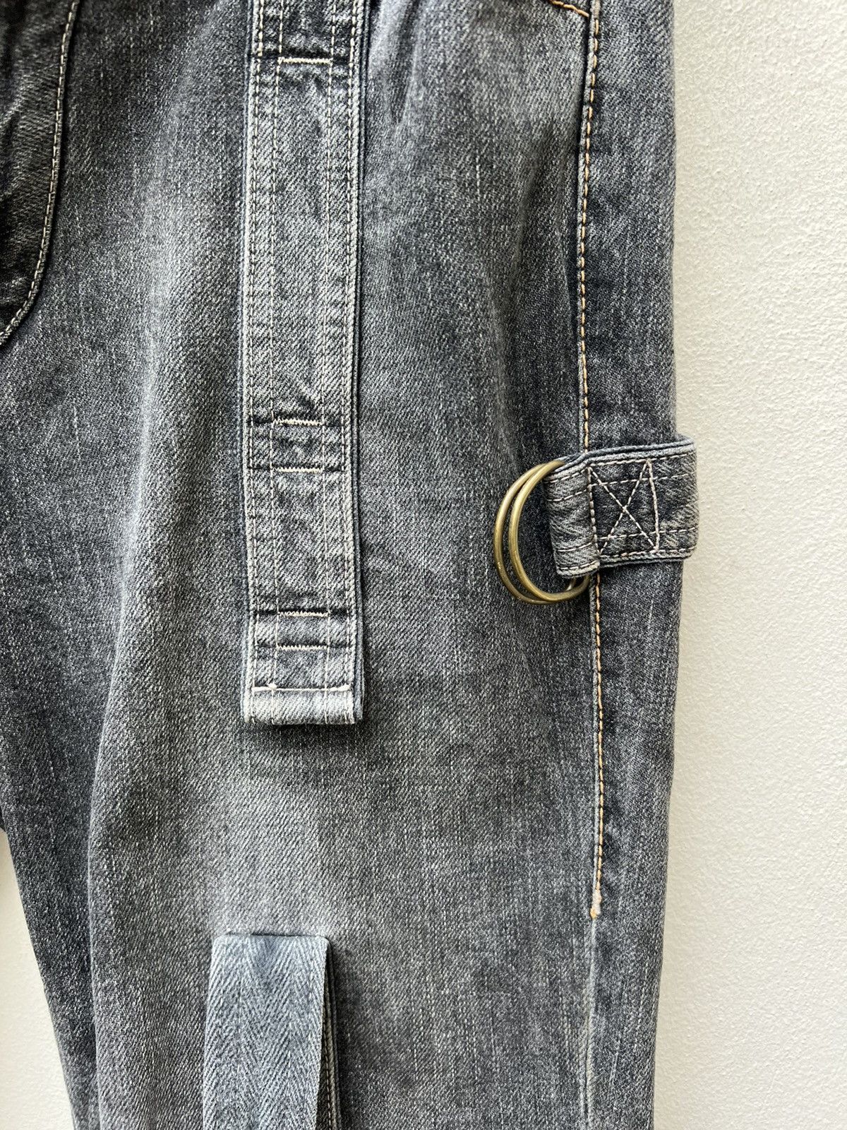 Marithe + Francois Girbaud × Vintage Vintage MFG Bondage Parachute Denim Jeans Size US 32 / EU 48 - 9 Thumbnail