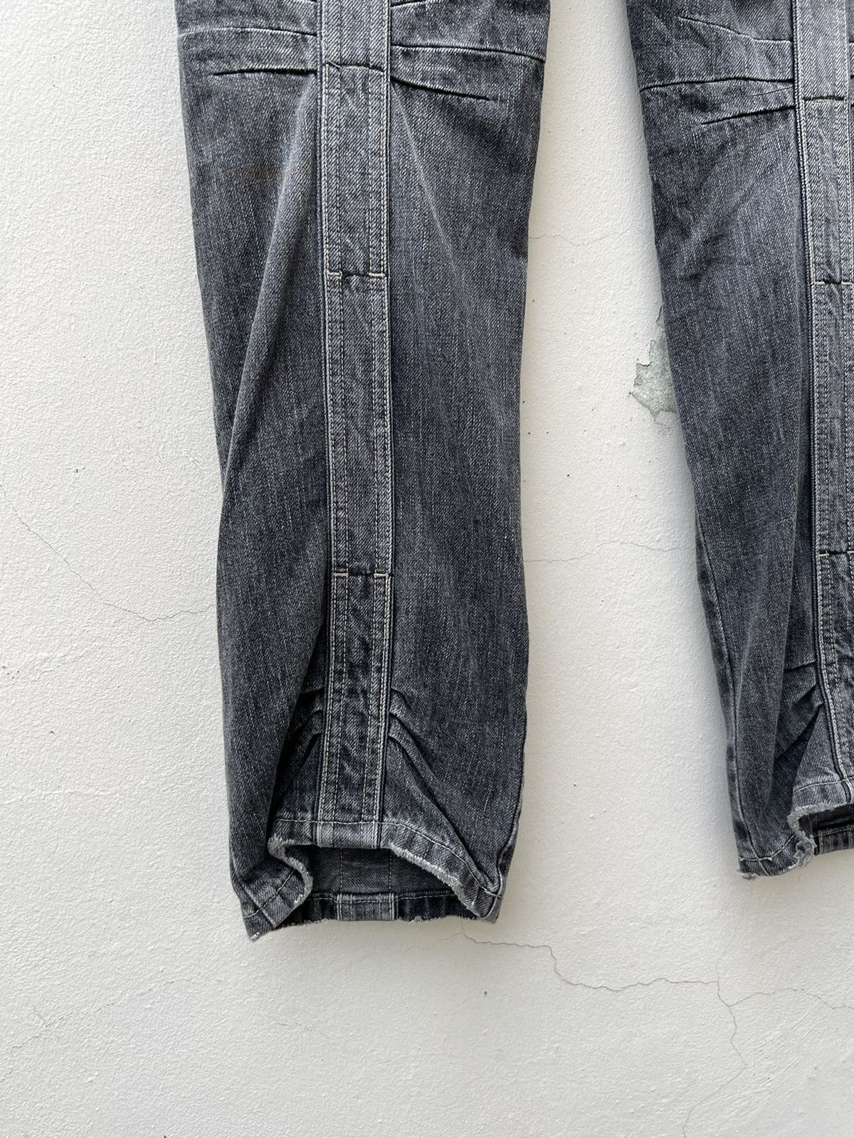 Marithe + Francois Girbaud × Vintage Vintage MFG Bondage Parachute Denim Jeans Size US 32 / EU 48 - 14 Thumbnail