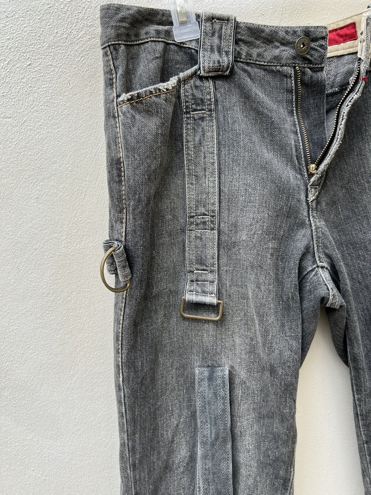 Marithe + Francois Girbaud × Vintage Vintage MFG Bondage Parachute Denim Jeans Size US 32 / EU 48 - 6 Thumbnail