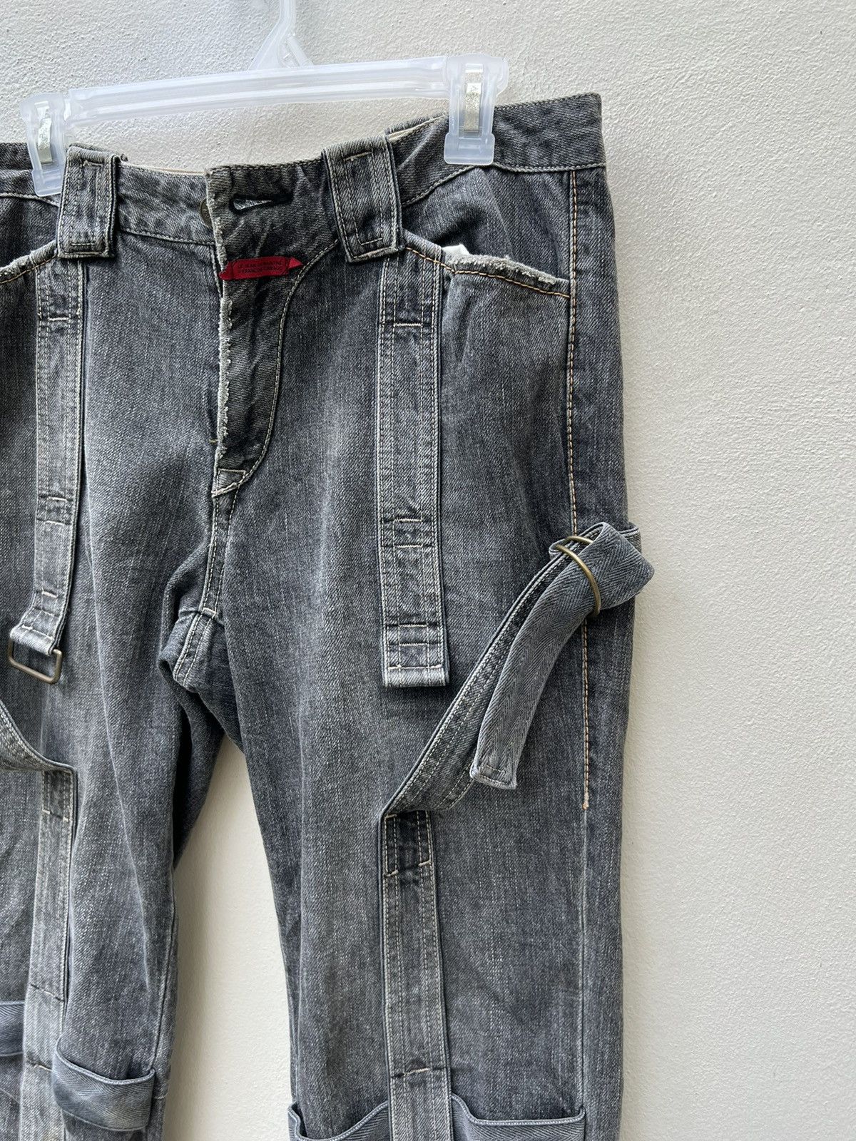 Marithe + Francois Girbaud × Vintage Vintage MFG Bondage Parachute Denim Jeans Size US 32 / EU 48 - 8 Thumbnail