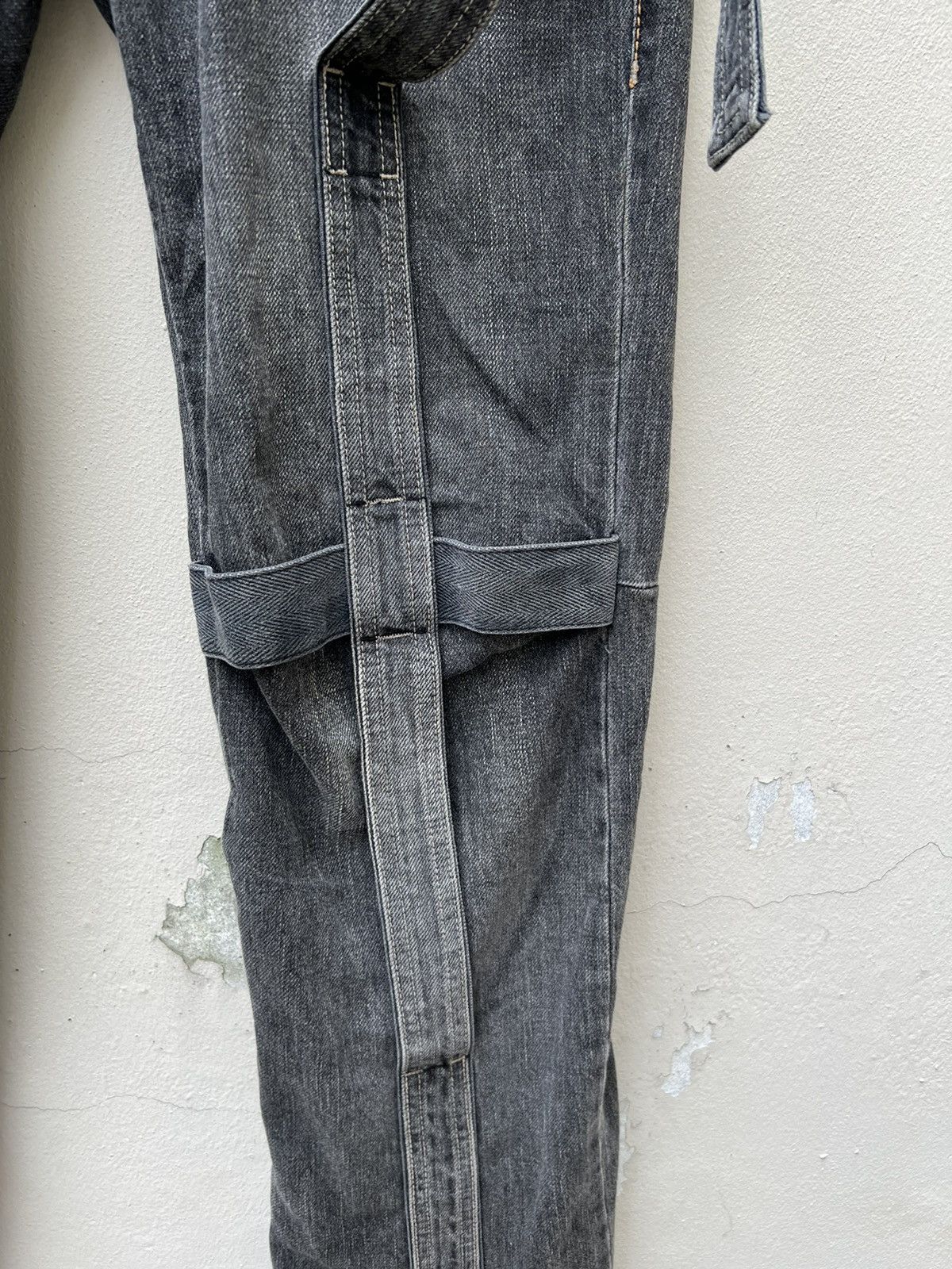 Marithe + Francois Girbaud × Vintage Vintage MFG Bondage Parachute Denim Jeans Size US 32 / EU 48 - 10 Thumbnail