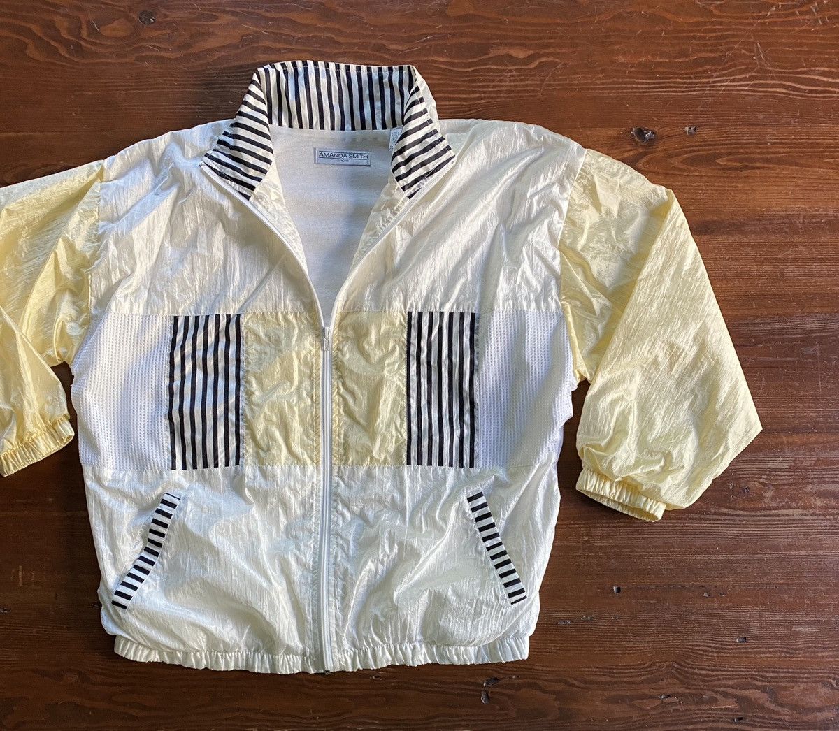 Vintage Vintage 90’s Amanda Smith Multi Block Full Zip Track Jacket Size US M / EU 48-50 / 2 - 1 Thumbnail