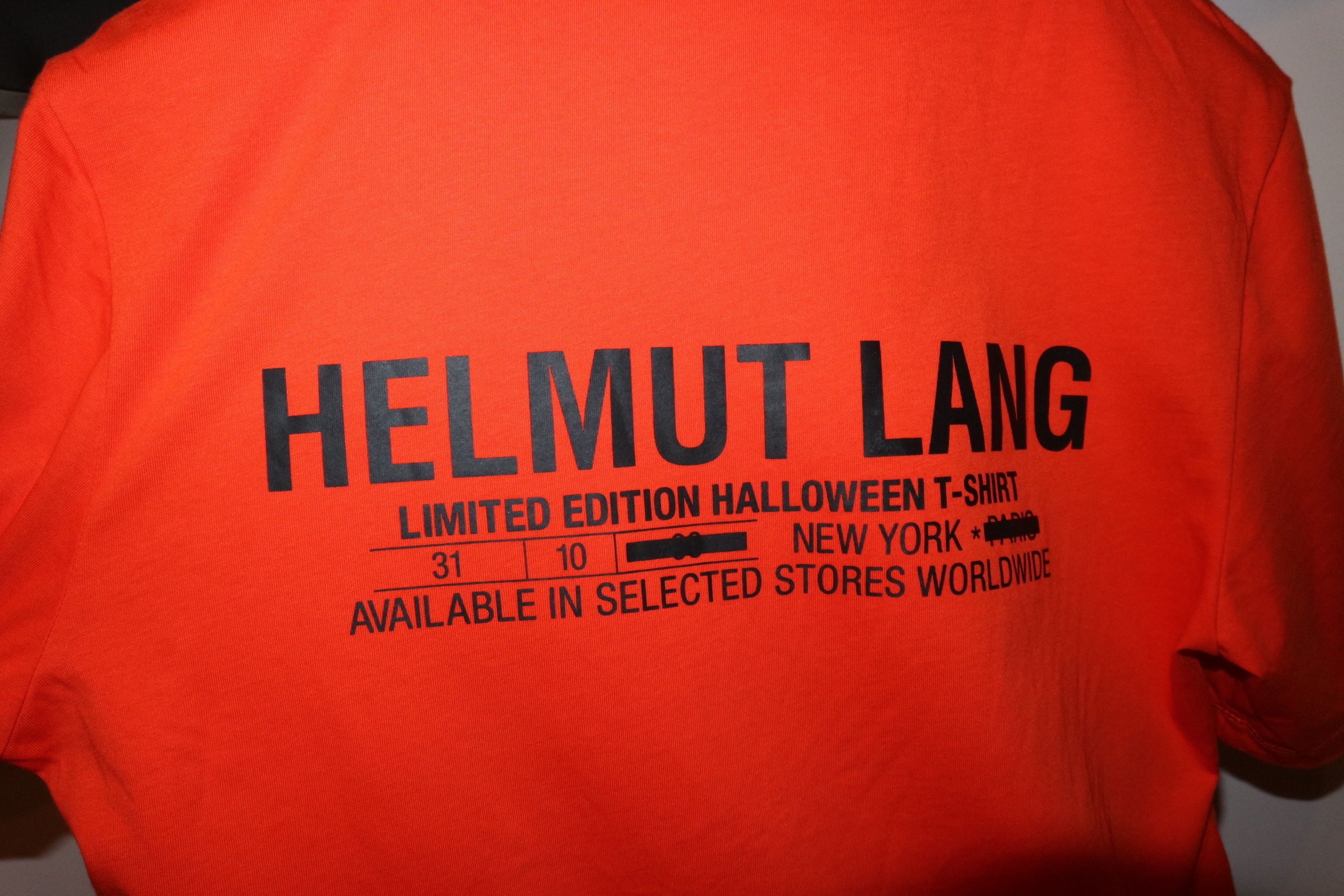 Helmut Lang Halloween t-shirt Size US S / EU 44-46 / 1 - 8 Thumbnail