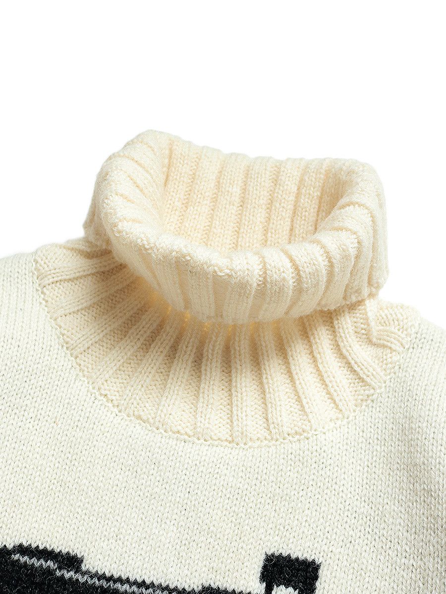 Kapital Kapital 5G High Neck Wool Sewing Machine Sweater Size US L / EU 52-54 / 3 - 3 Thumbnail