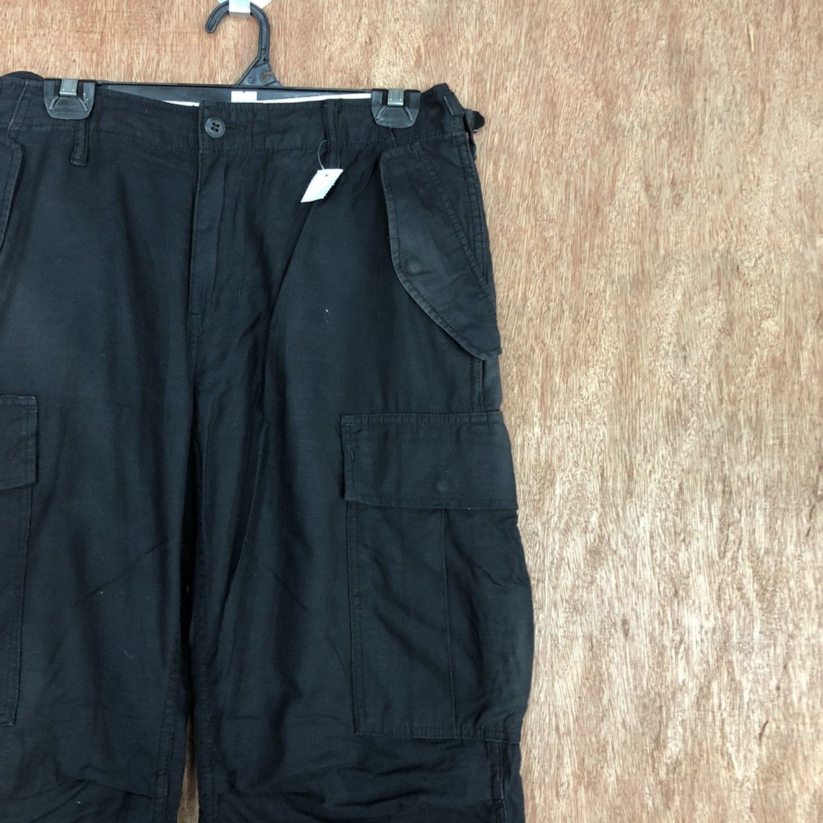Japanese Brand DLL B.Smith Black Multipocket Cargo Pants #1651 Size US 31 - 4 Thumbnail