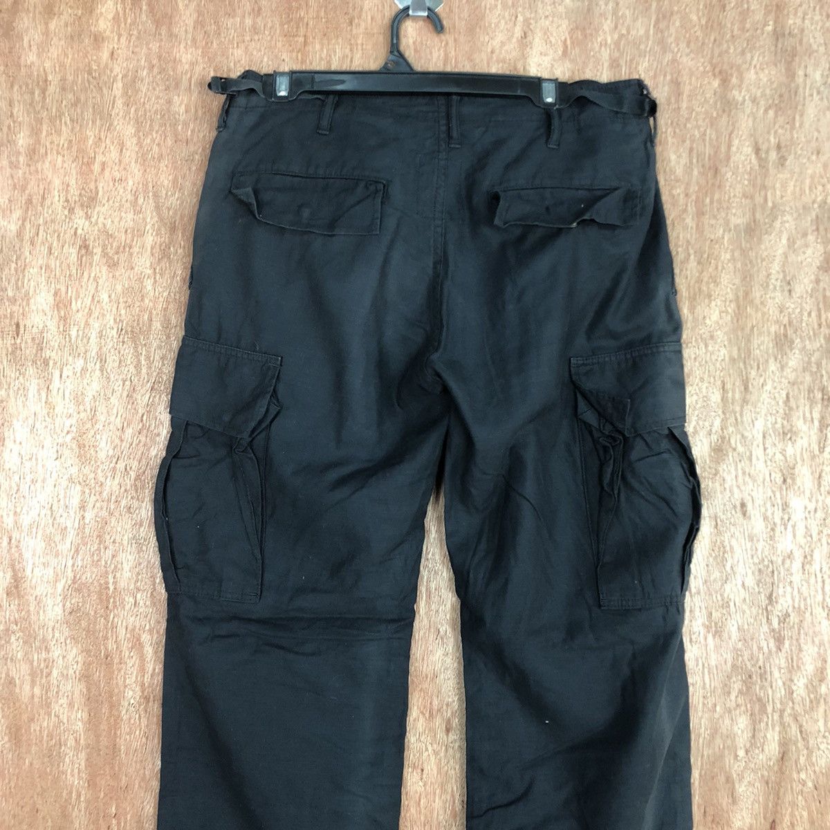 Japanese Brand DLL B.Smith Black Multipocket Cargo Pants #1651 Size US 31 - 9 Thumbnail