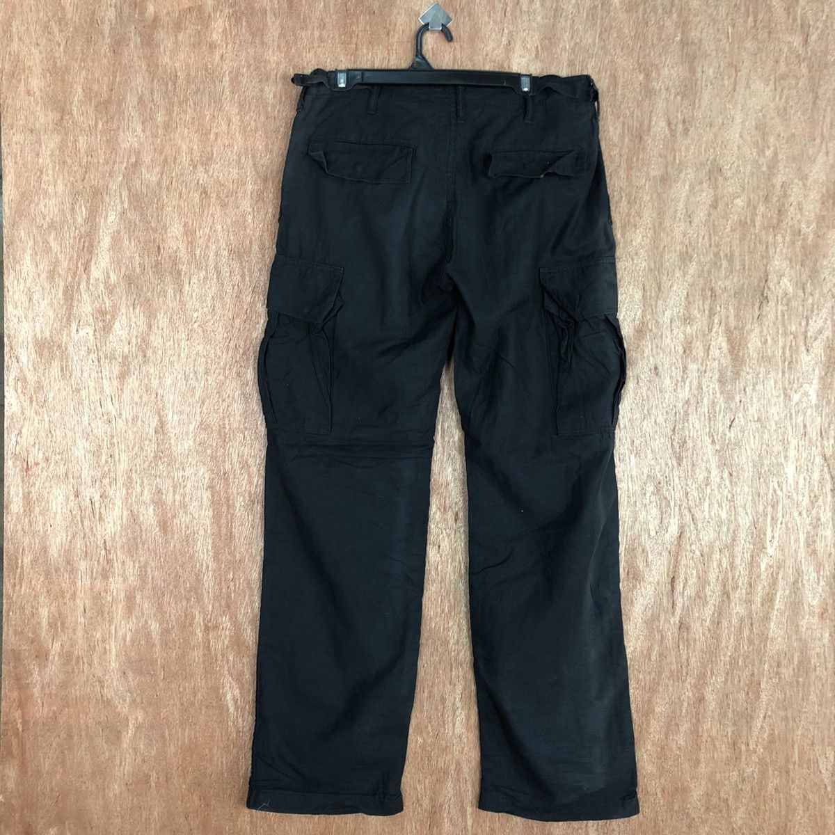 Japanese Brand DLL B.Smith Black Multipocket Cargo Pants #1651 Size US 31 - 8 Thumbnail