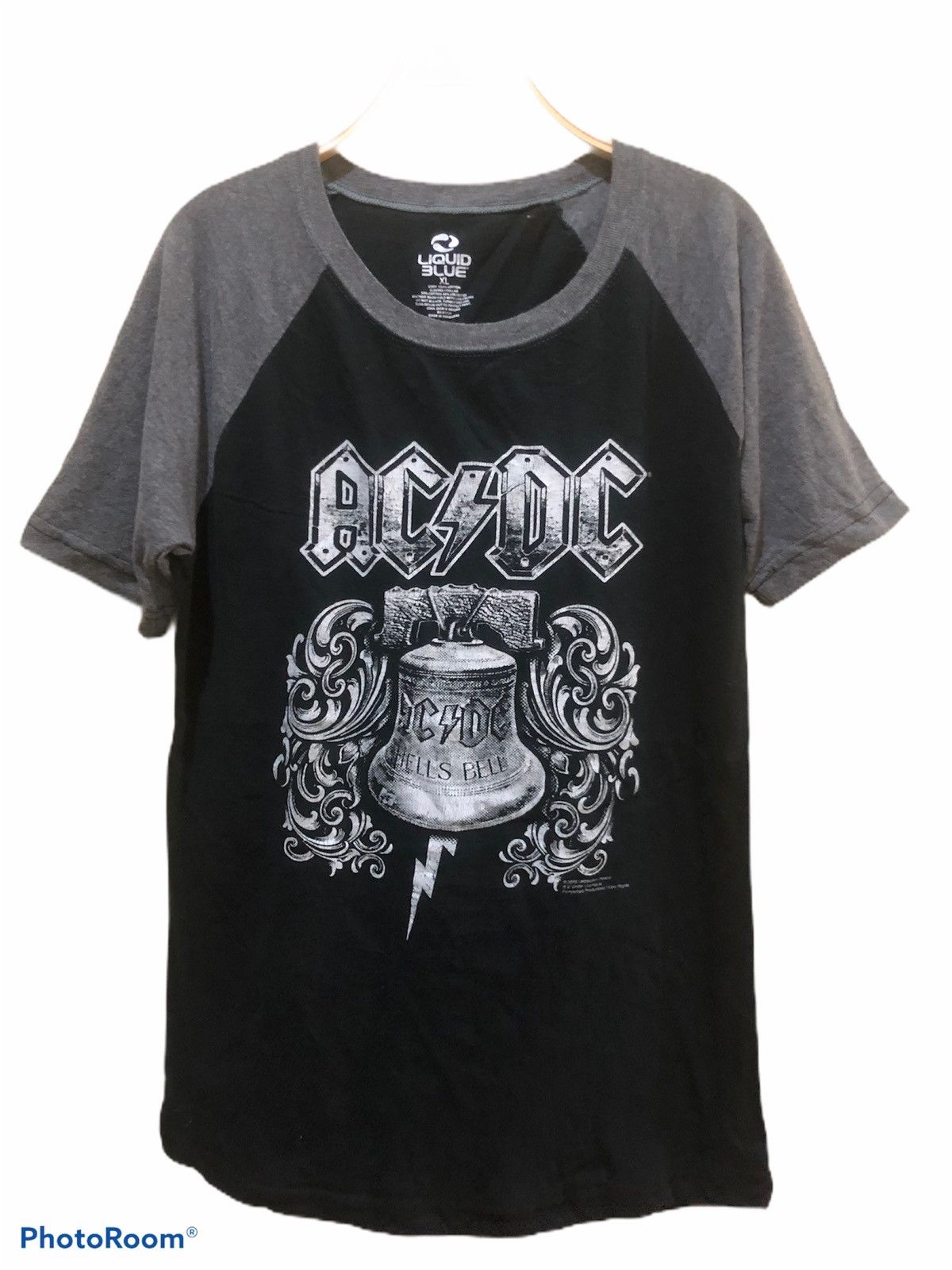 Band Tees × Liquid Blue × Vintage ACDC Hells Bell Underlicens by LIQUID BLUE copyright 2016 Size US M / EU 48-50 / 2 - 1 Thumbnail