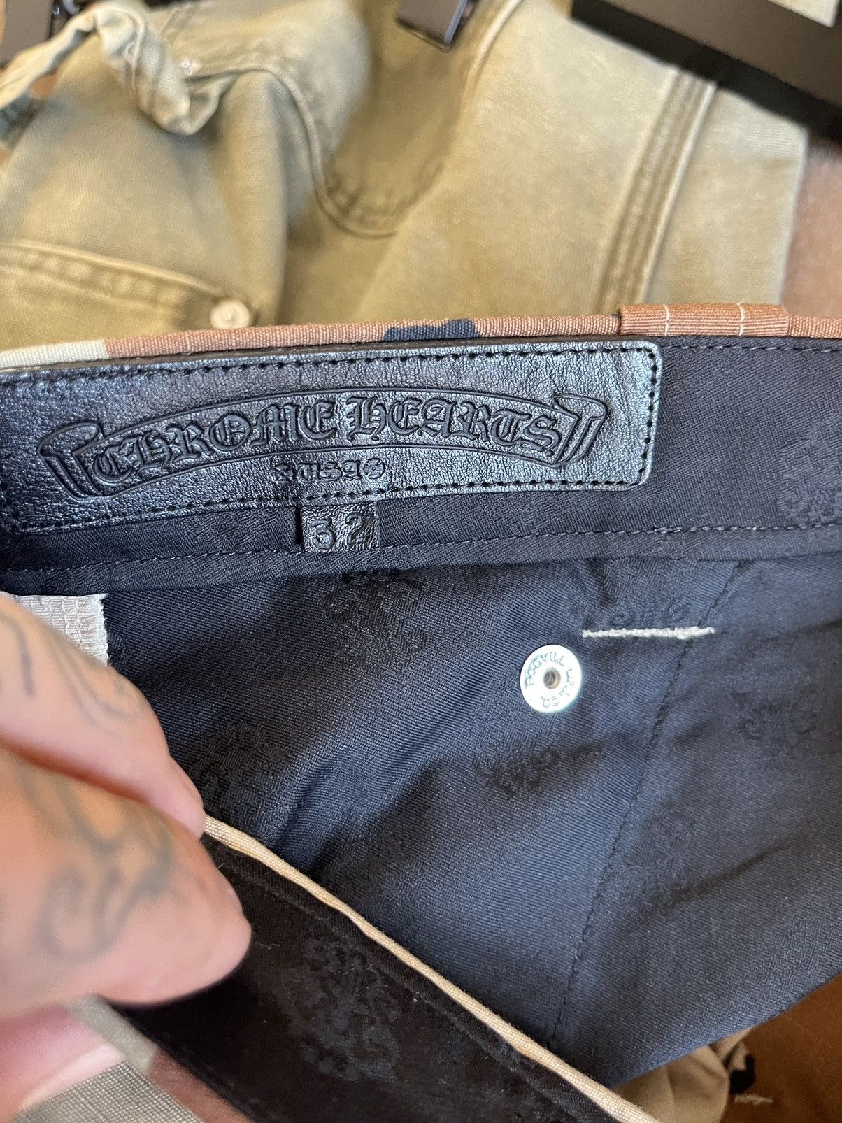 Chrome Hearts Chrome Hearts OFFSET 1/1 SEX Jeans Pants Camo Sz32 Size US 32 / EU 48 - 18 Thumbnail
