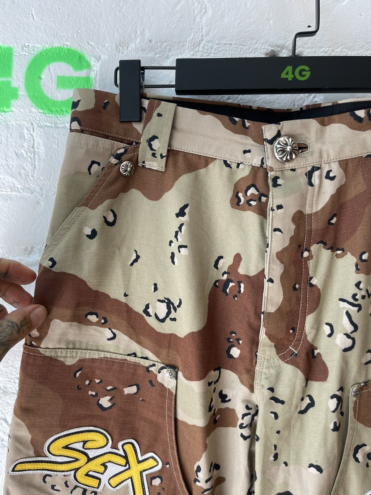 Chrome Hearts Chrome Hearts OFFSET 1/1 SEX Jeans Pants Camo Sz32 Size US 32 / EU 48 - 7 Thumbnail