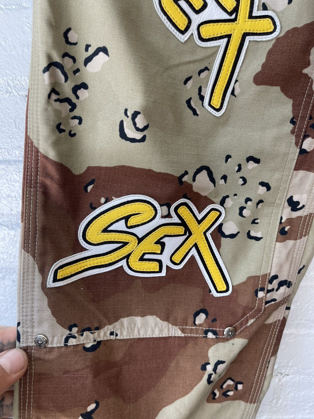 Chrome Hearts Chrome Hearts OFFSET 1/1 SEX Jeans Pants Camo Sz32 Size US 32 / EU 48 - 5 Thumbnail