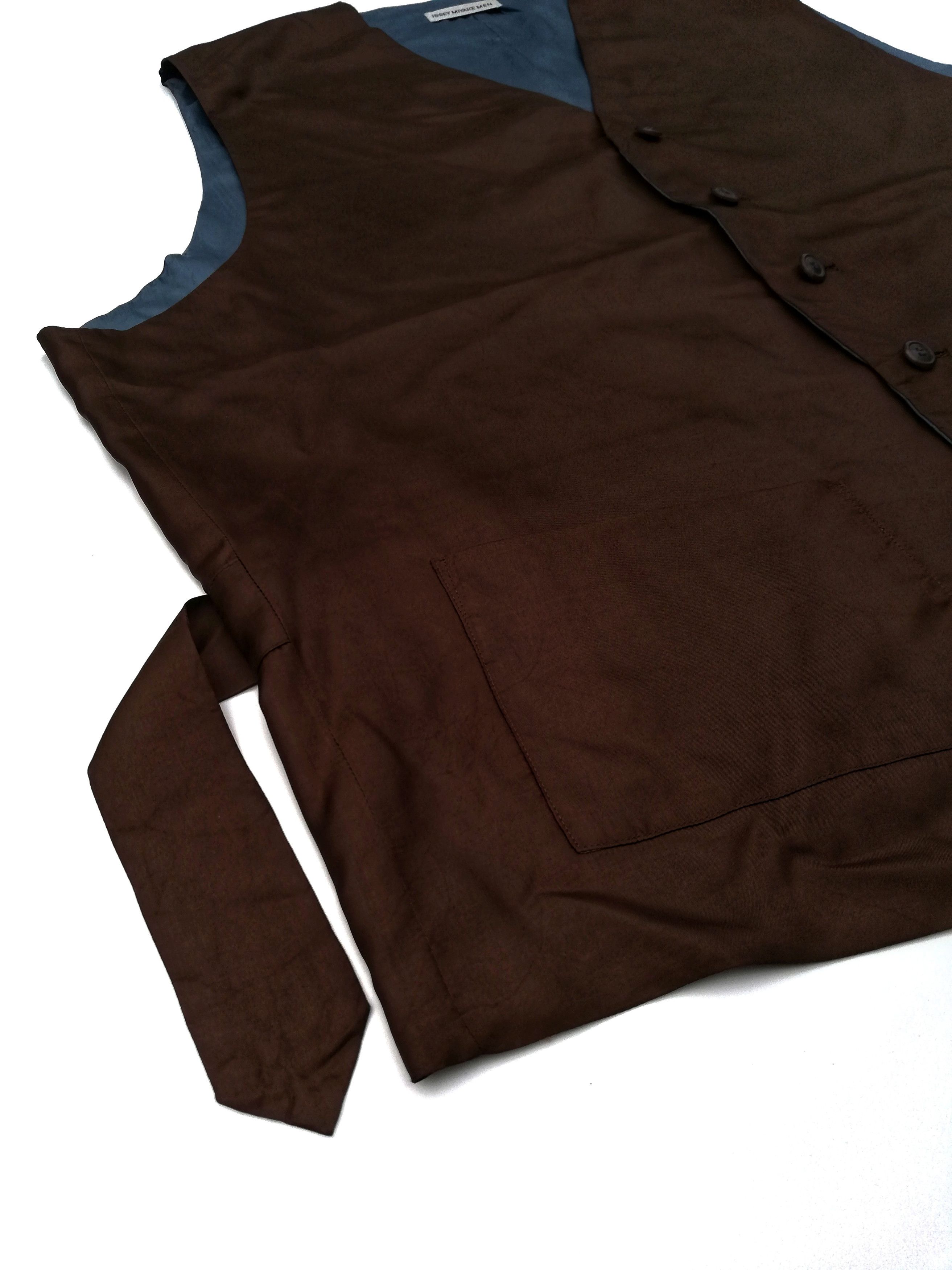 Issey Miyake 🔥Issey Miyake Men Oversized Vest Polyester Riversible🔥 Size US XL / EU 56 / 4 - 3 Thumbnail