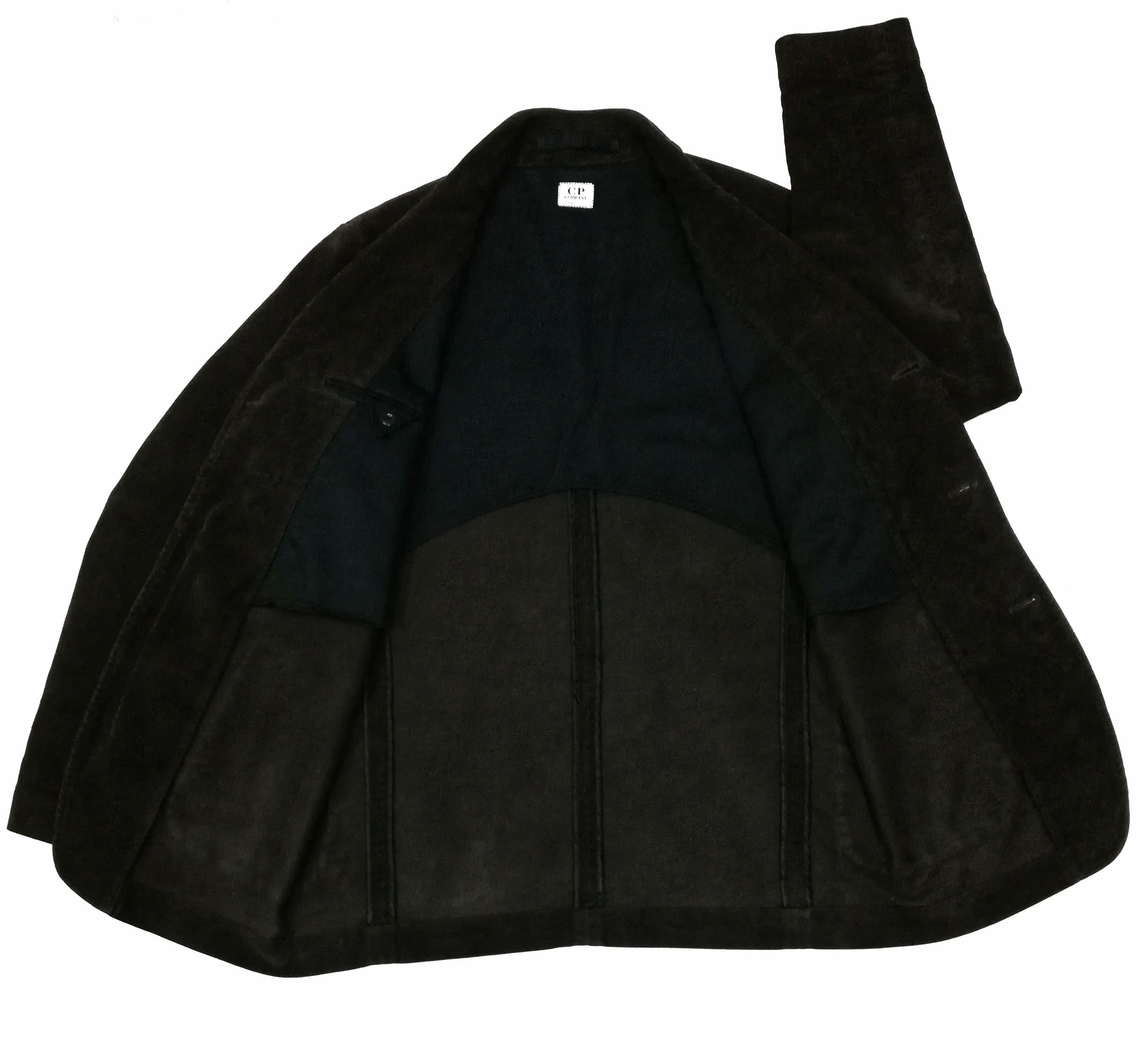 C.P. Company × Massimo Osti × Velvet 🔥GRAIL Archival 🇮🇹 CP Company S.P.A. Velvet Blazer Coat Size US M / EU 48-50 / 2 - 5 Thumbnail