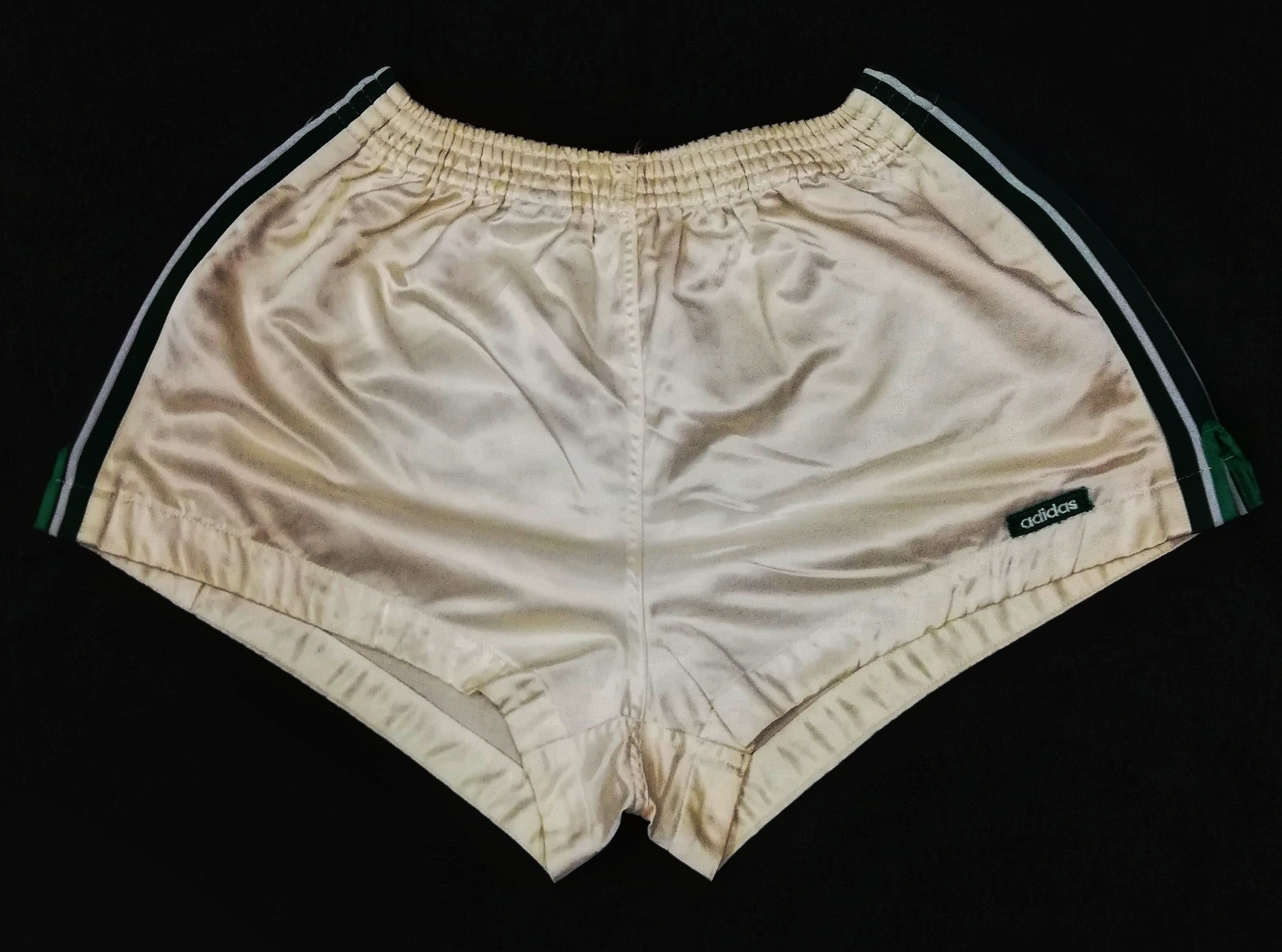 Adidas 🔥90's ADIDAS Olympics Spell Out Running Jogging Shorts Size US 34 / EU 50 - 2 Thumbnail