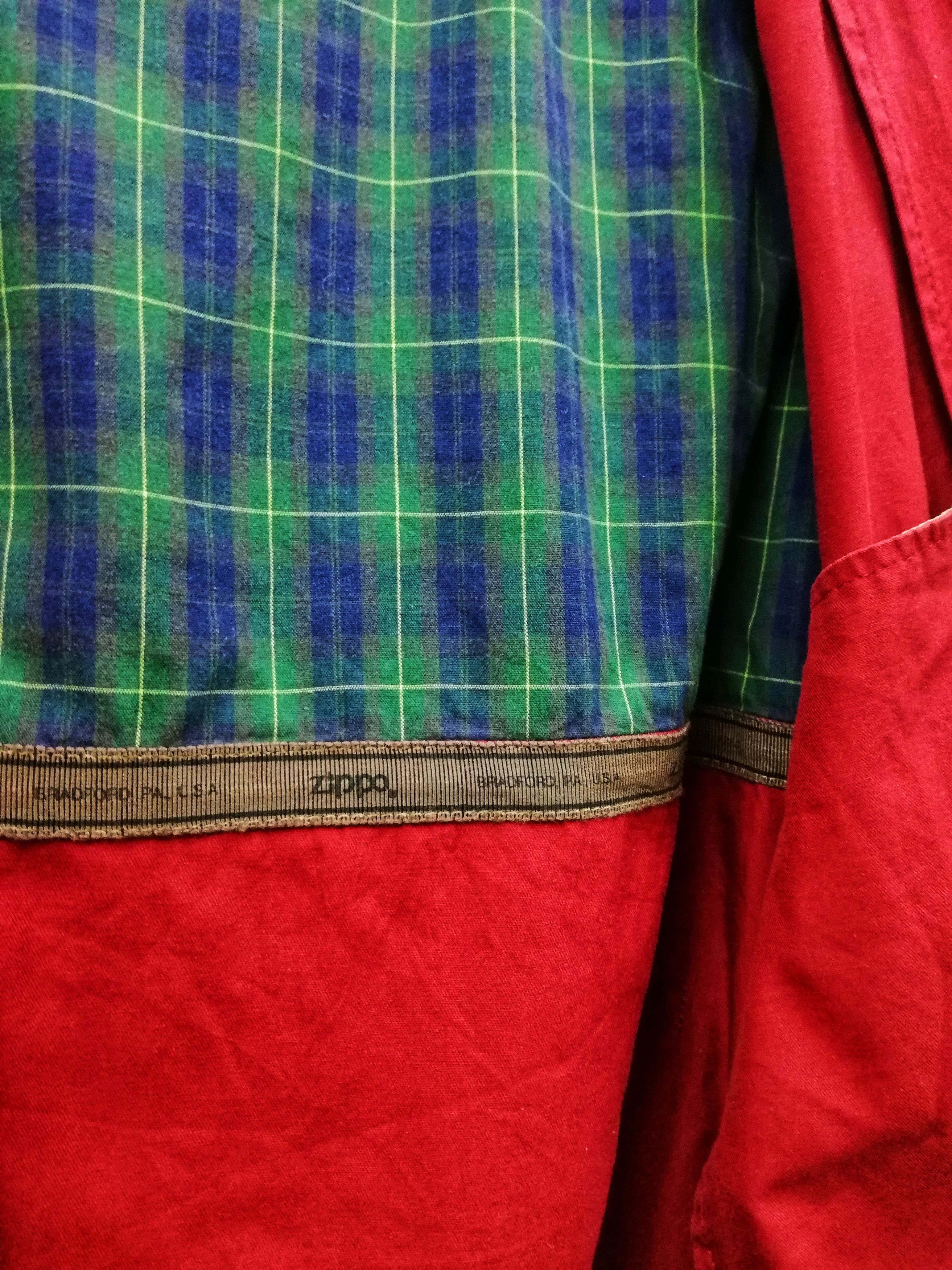 DePalma Workwear × Vintage × Zippo 🔥Vintage Zippo Red Amazing DePalma Workwear Zipper Jacket Size US L / EU 52-54 / 3 - 8 Thumbnail