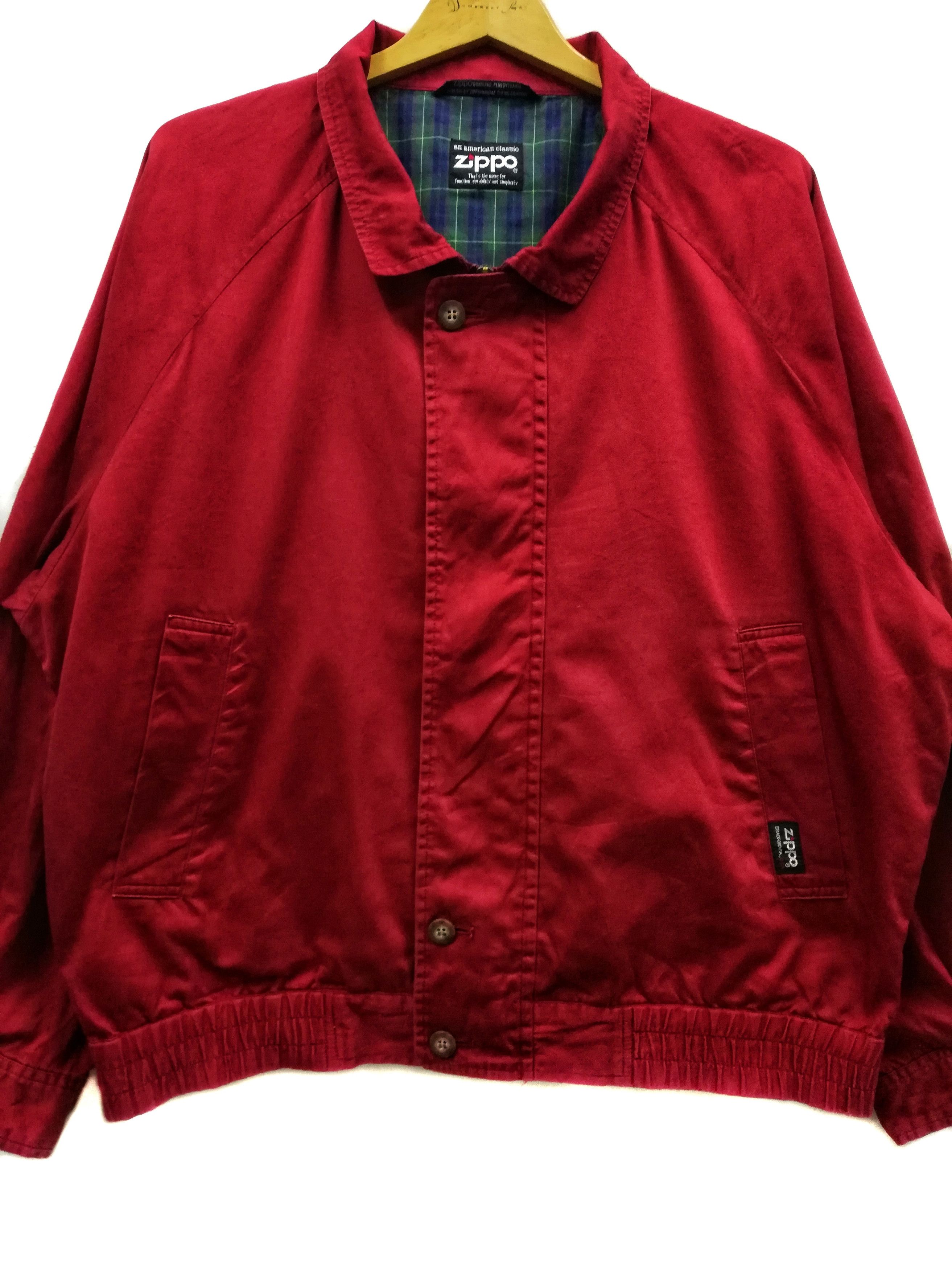 DePalma Workwear × Vintage × Zippo 🔥Vintage Zippo Red Amazing DePalma Workwear Zipper Jacket Size US L / EU 52-54 / 3 - 3 Thumbnail
