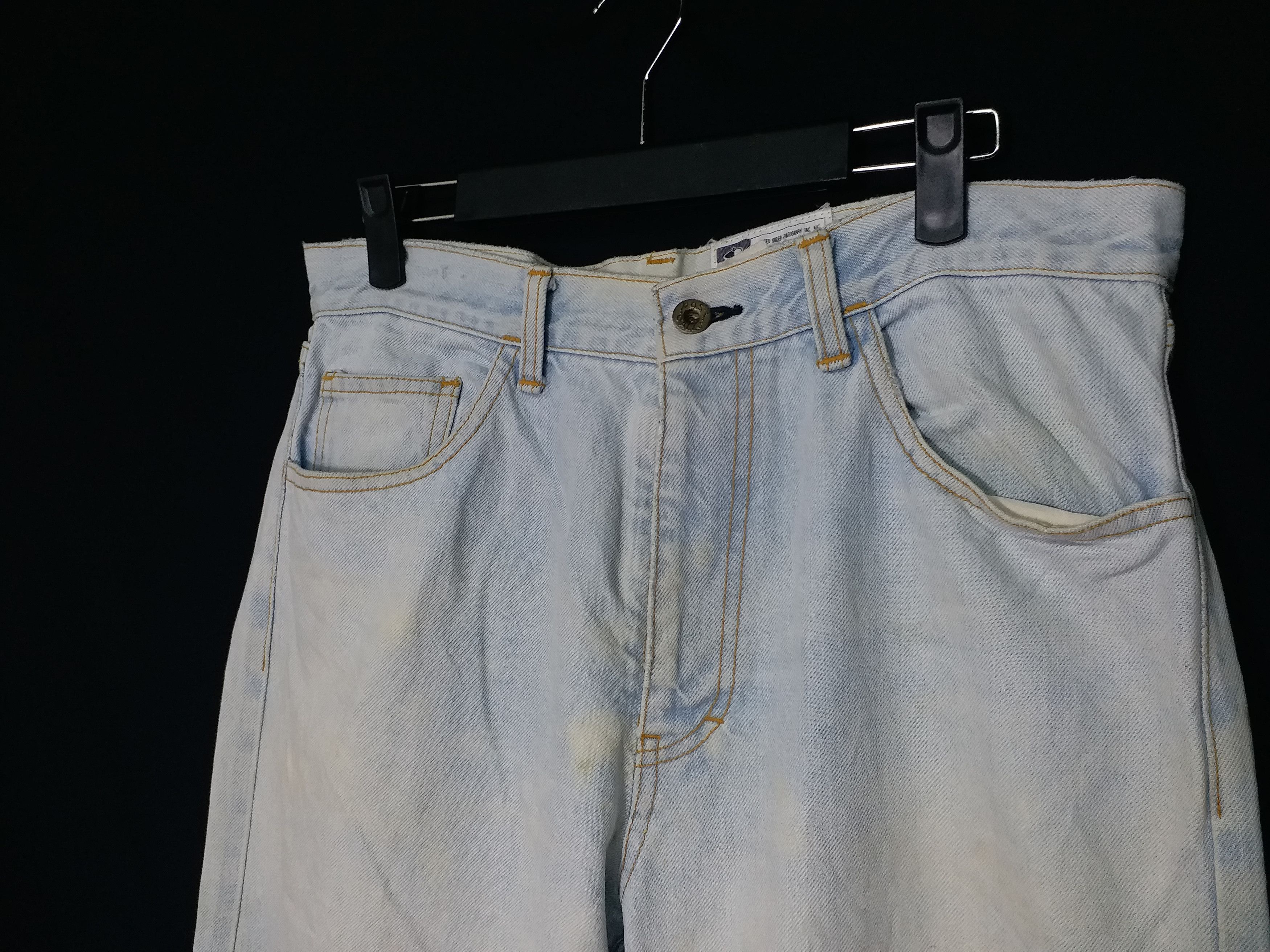 Post Overalls ❌SUMMER SALE❌Distressed Rusty Jeans Post Overall Japan33 Size US 33 - 7 Thumbnail