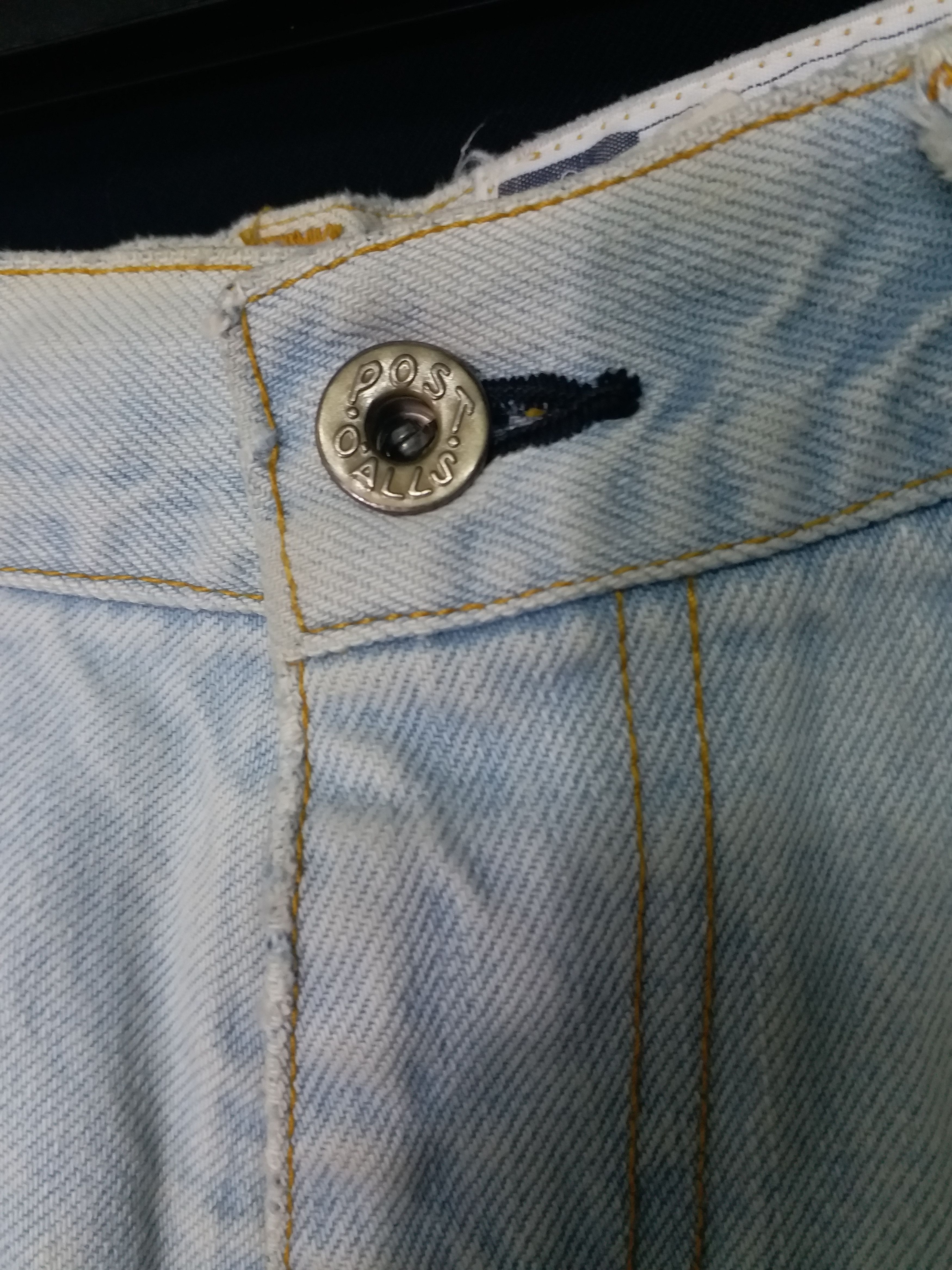 Post Overalls ❌SUMMER SALE❌Distressed Rusty Jeans Post Overall Japan33 Size US 33 - 6 Thumbnail