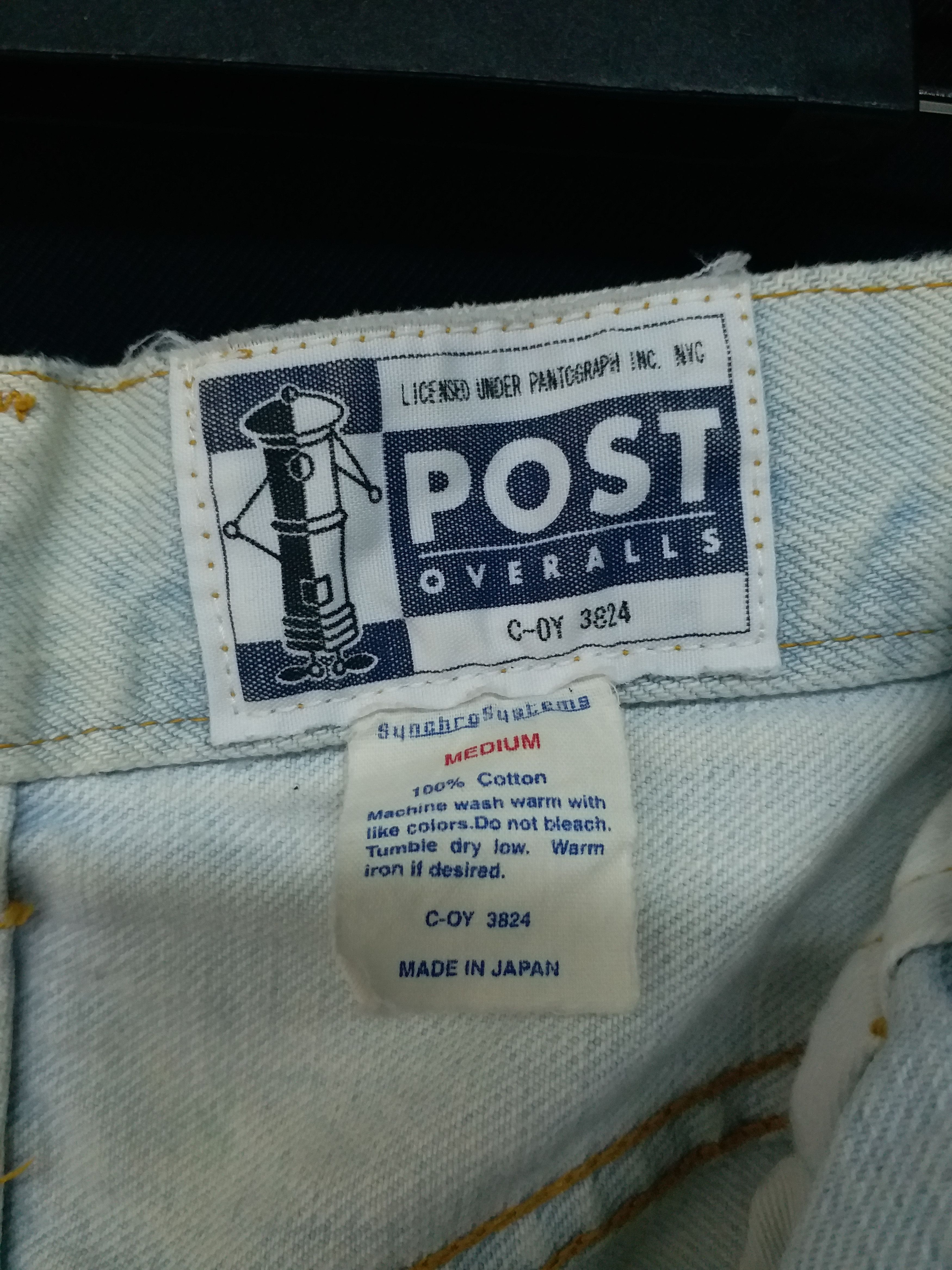 Post Overalls ❌SUMMER SALE❌Distressed Rusty Jeans Post Overall Japan33 Size US 33 - 2 Thumbnail