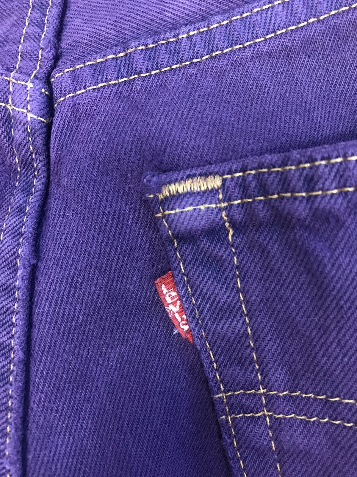 Levi's × Vintage Vintage Levis 501 Purple Colour Button Design Size US 30 / EU 46 - 13 Thumbnail