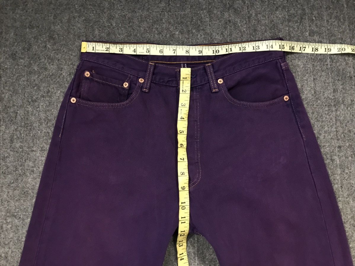 Levi's × Vintage Vintage Levis 501 Purple Colour Button Design Size US 30 / EU 46 - 17 Thumbnail