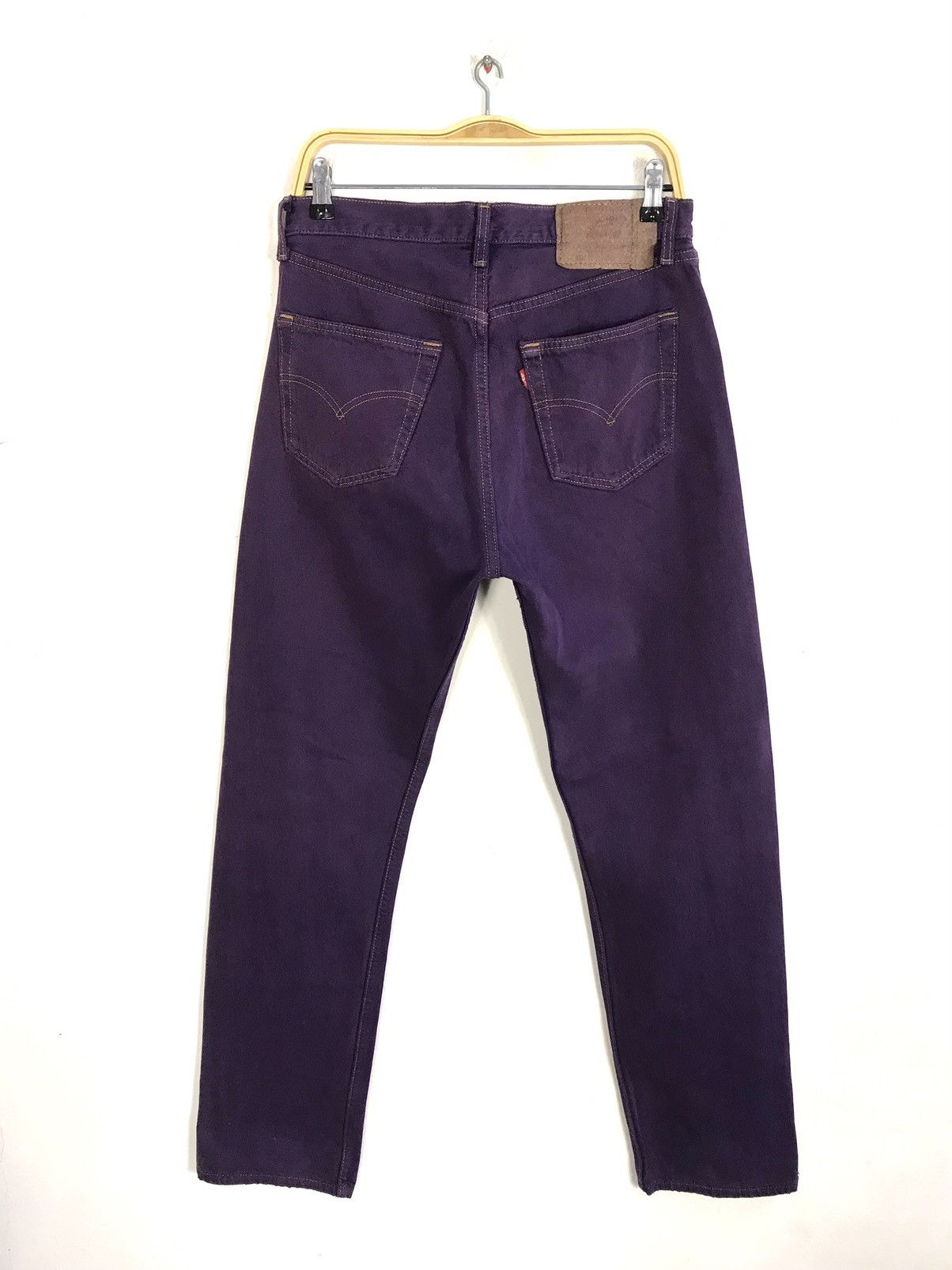 Levi's × Vintage Vintage Levis 501 Purple Colour Button Design Size US 30 / EU 46 - 2 Thumbnail