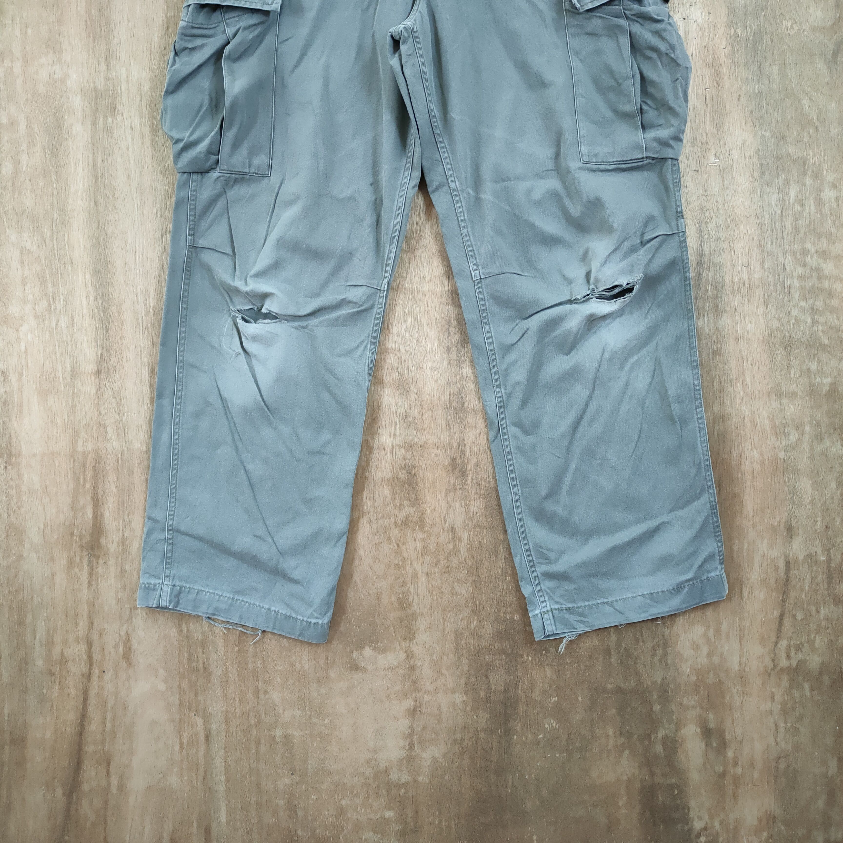 Japanese Brand × Vintage OAK POINTE CARGO PANTS/DAMAGE KNEE Size US 31 - 3 Thumbnail