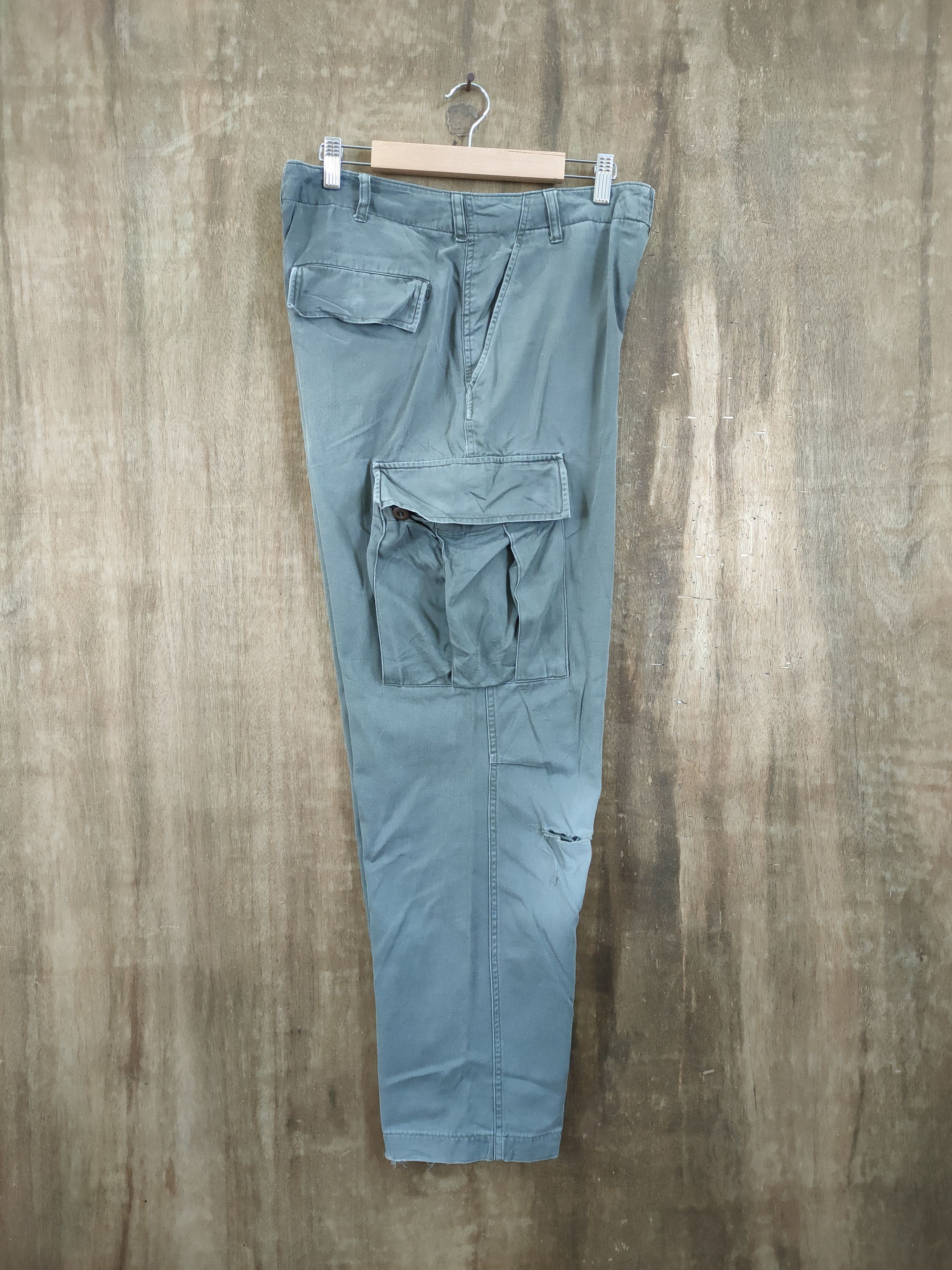 Japanese Brand × Vintage OAK POINTE CARGO PANTS/DAMAGE KNEE Size US 31 - 13 Thumbnail