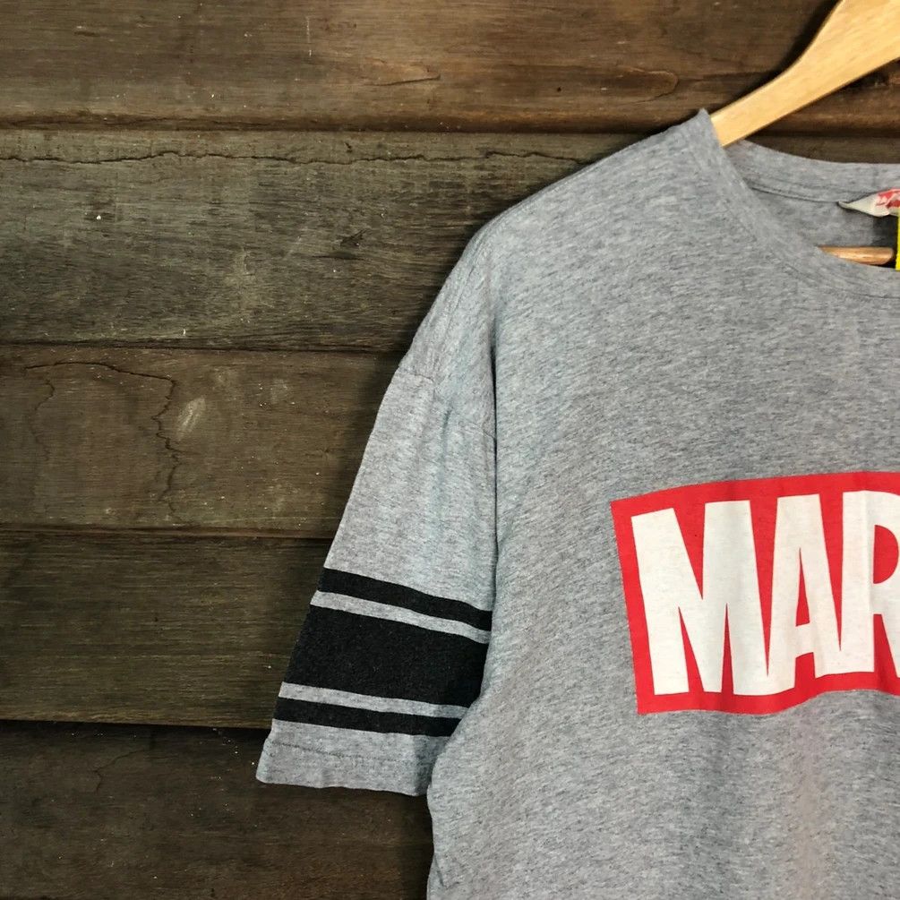 Cartoon Network × Marvel Comics × Vintage all hero Marvel printed Grey Big Logo Shirt #3304 Size US XL / EU 56 / 4 - 9 Thumbnail
