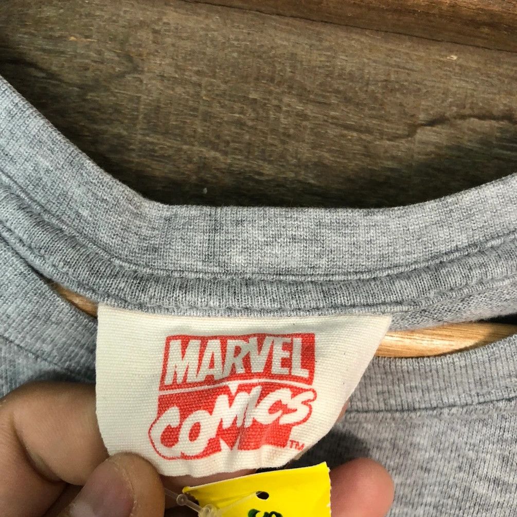 Cartoon Network × Marvel Comics × Vintage all hero Marvel printed Grey Big Logo Shirt #3304 Size US XL / EU 56 / 4 - 4 Thumbnail