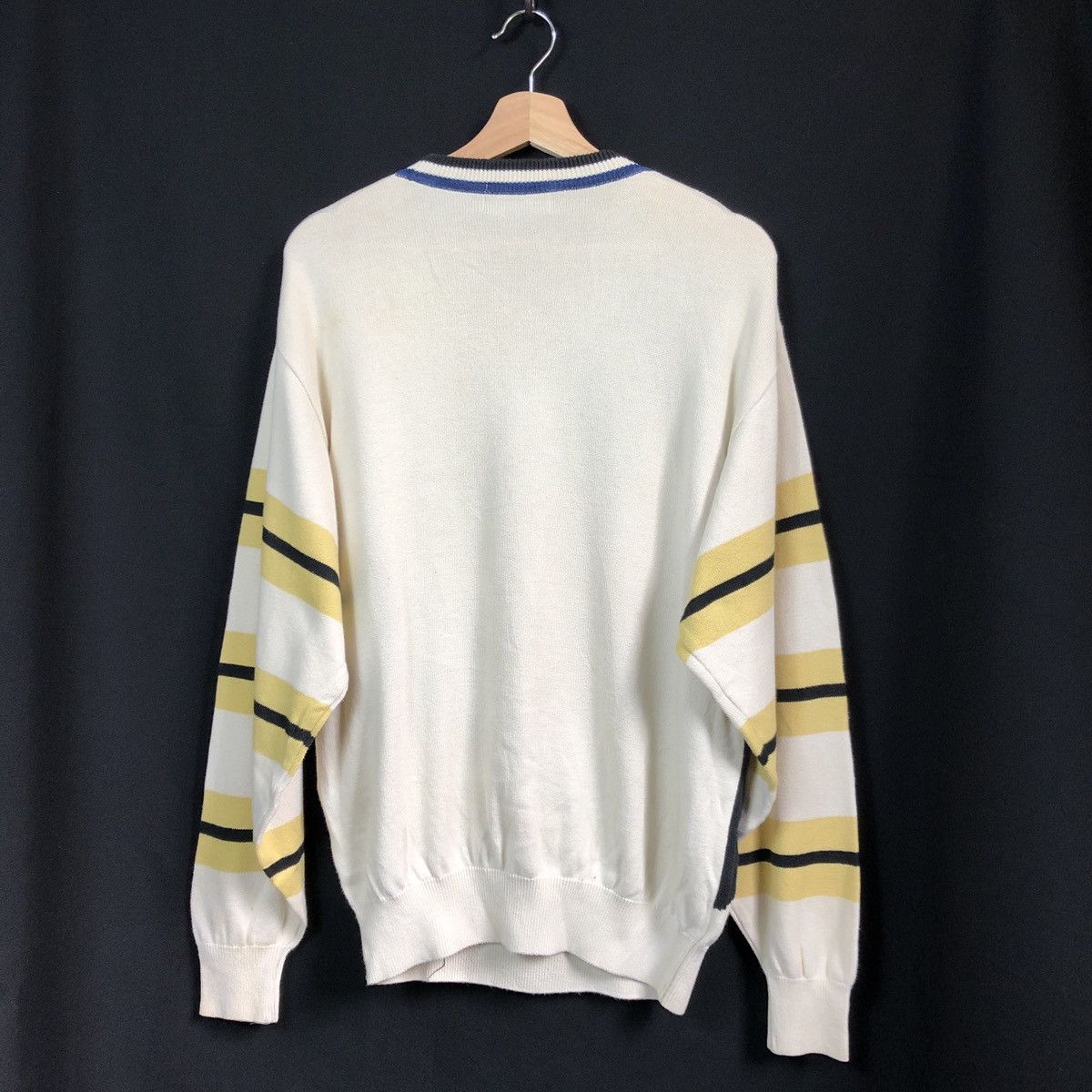 Homespun Knitwear × Mr. Junko Rare! Vintage Mr Junko Pop Art Psychedelic Knit Sweatshirt Size US M / EU 48-50 / 2 - 3 Thumbnail