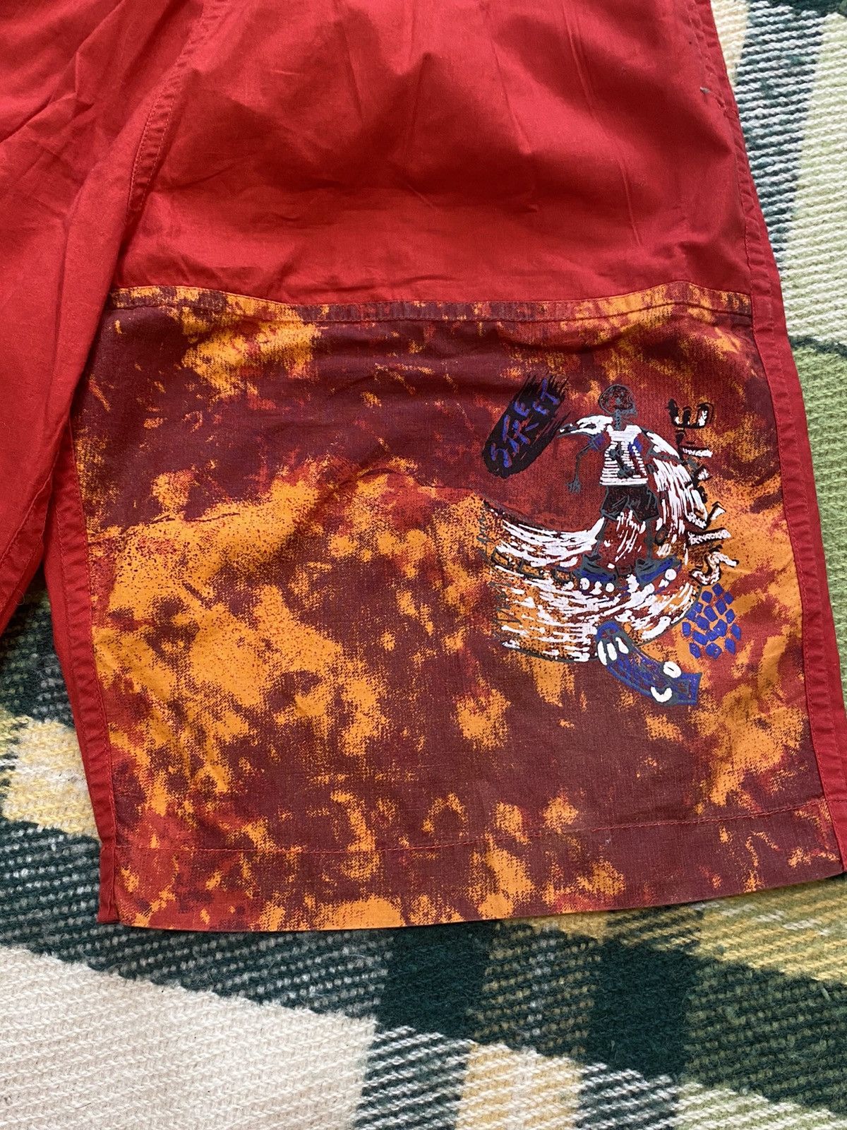 Vintage Vintage 90s art shorts streetwear Hawaiian style size M Size US 32 / EU 48 - 2 Thumbnail